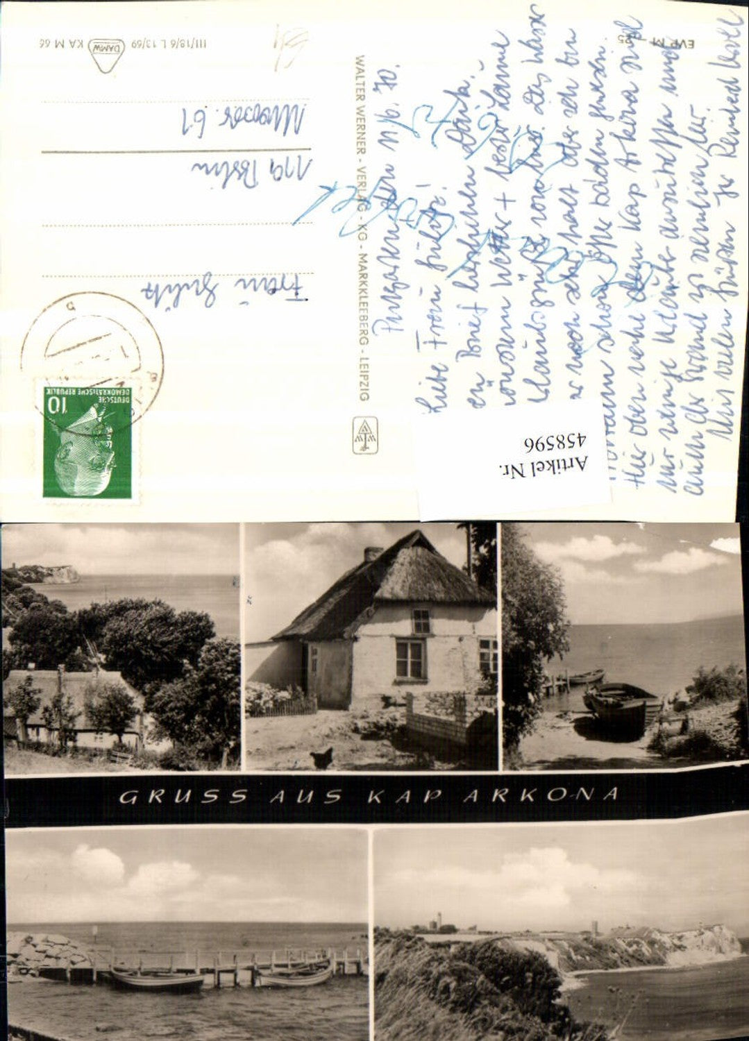 458596,Kap Arkona b. Putgarten Strand Küste Haus Mehrbildkarte