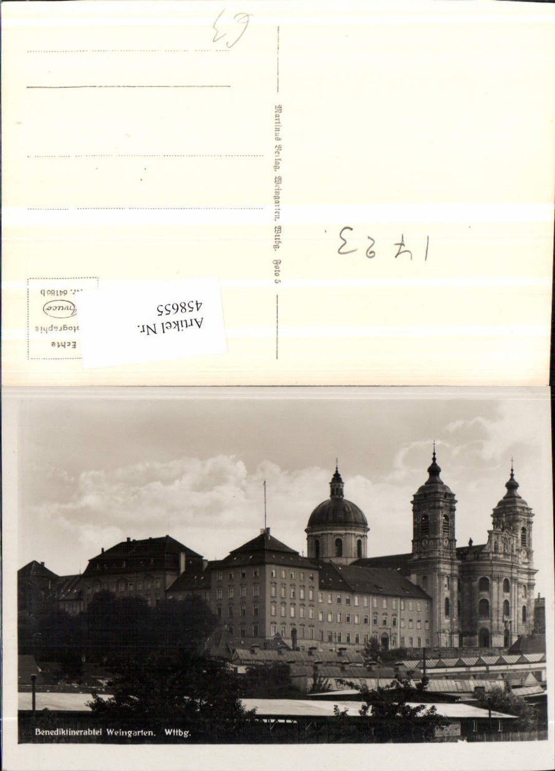 458655,Weingarten Benediktinerabtei Kirche
