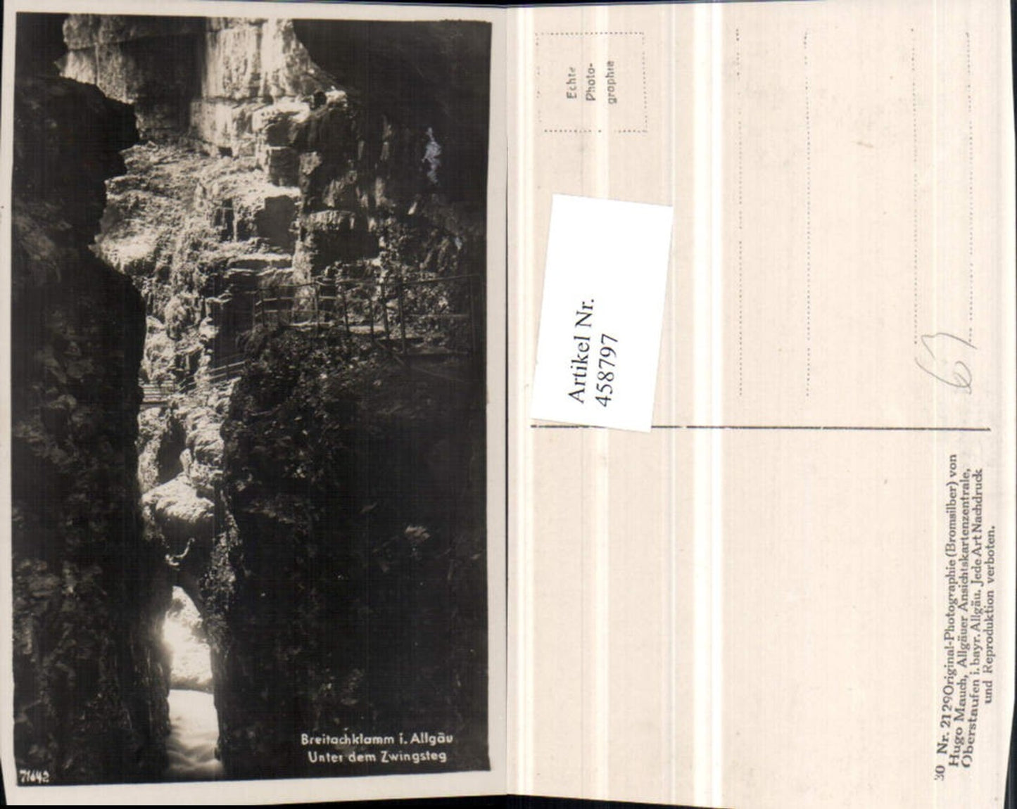 458797,Breitachklamm Klamm b. Oberstdorf Zwingsteg Schlucht