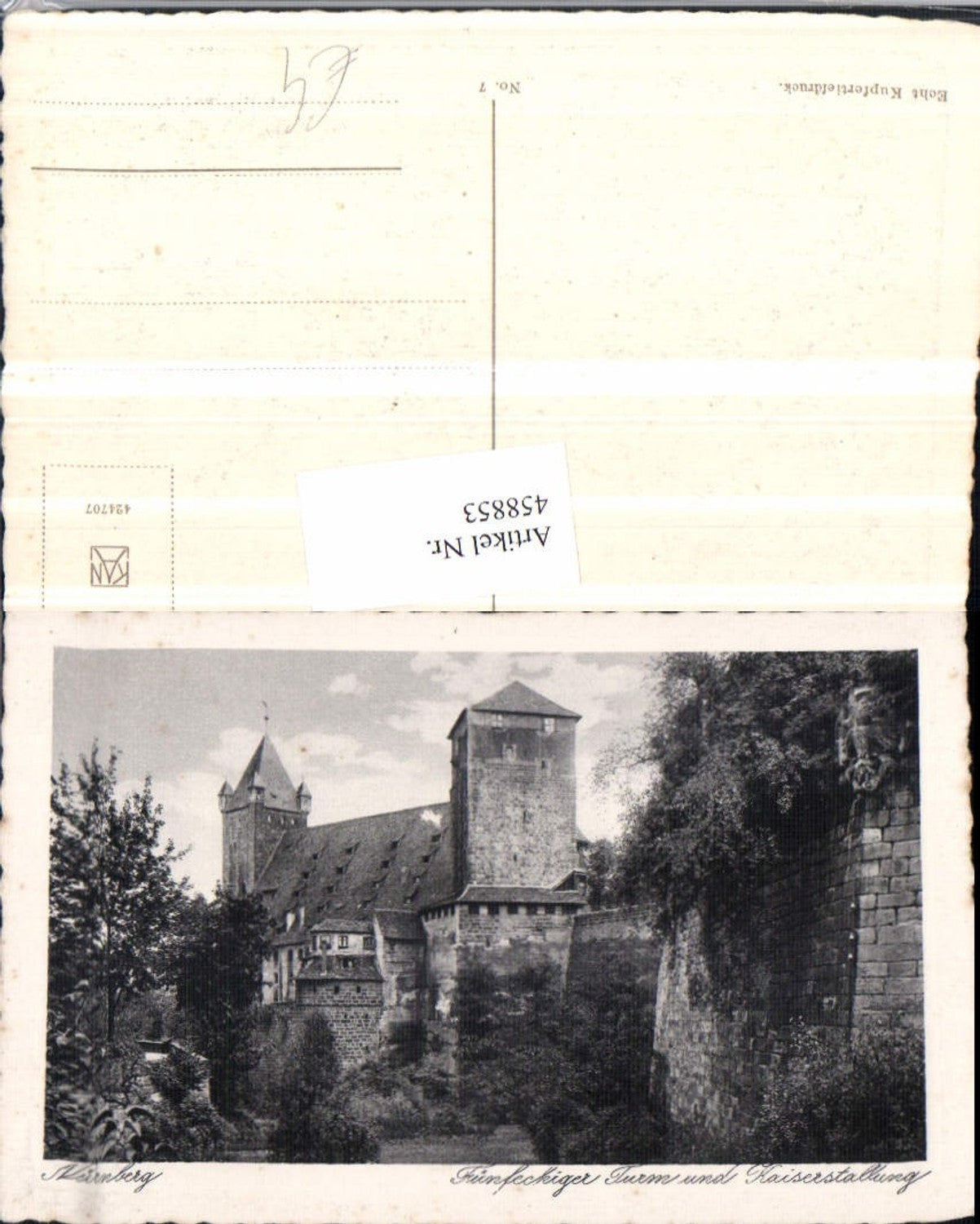 458853, Nuremberg Pentagonal Tower and Imperial Stables