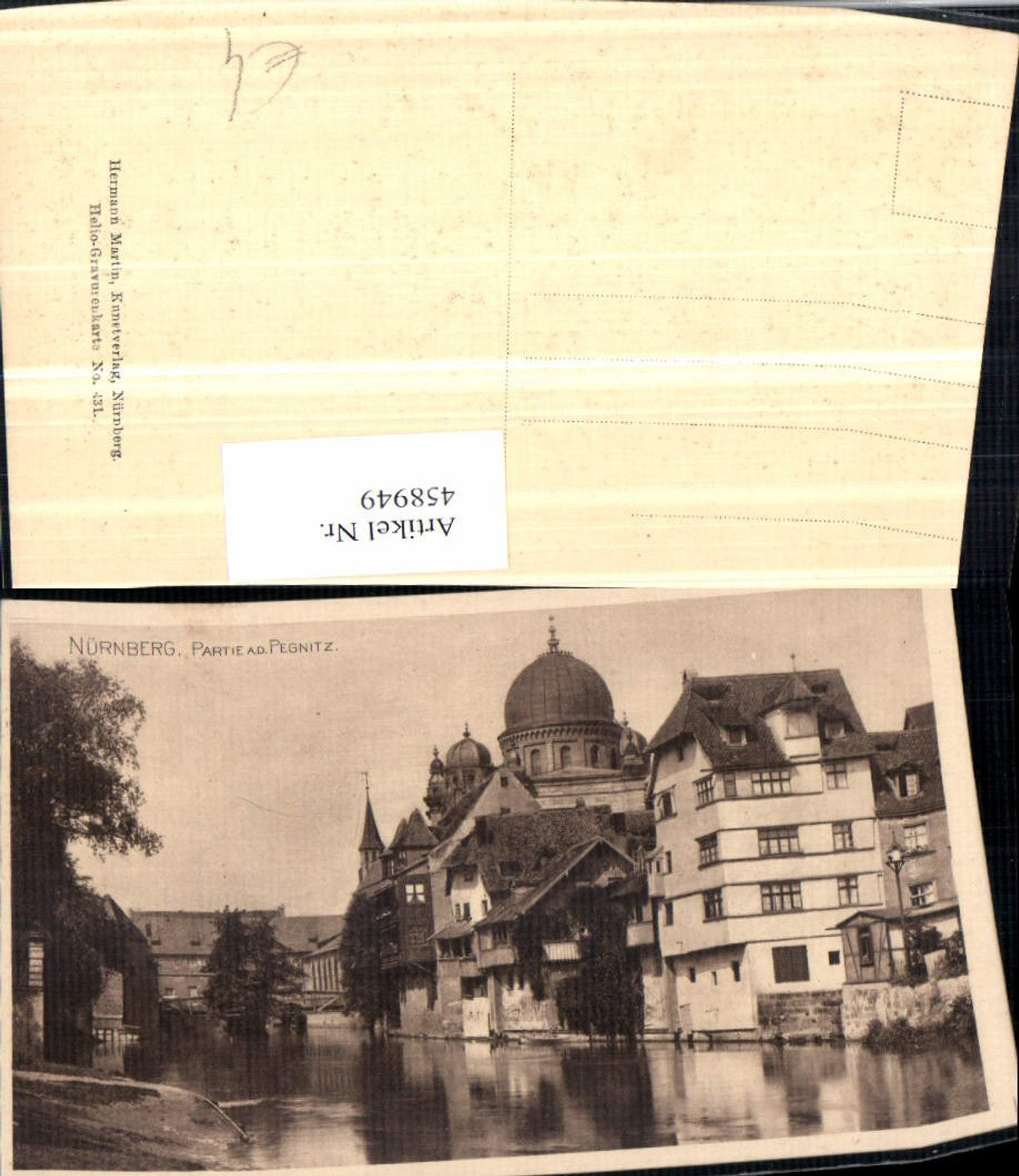 458949,Nürnberg Partie an d. Pegnitz Fluss
