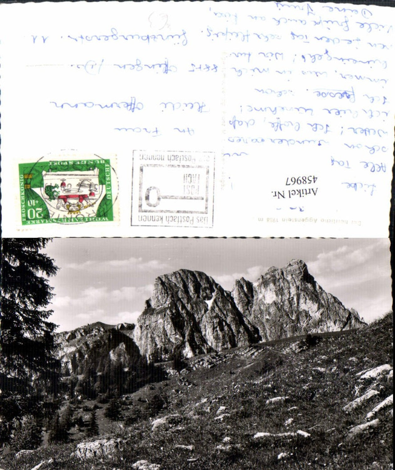 458967,Aggenstein b. Pfronten im Allgäu Bergkulisse