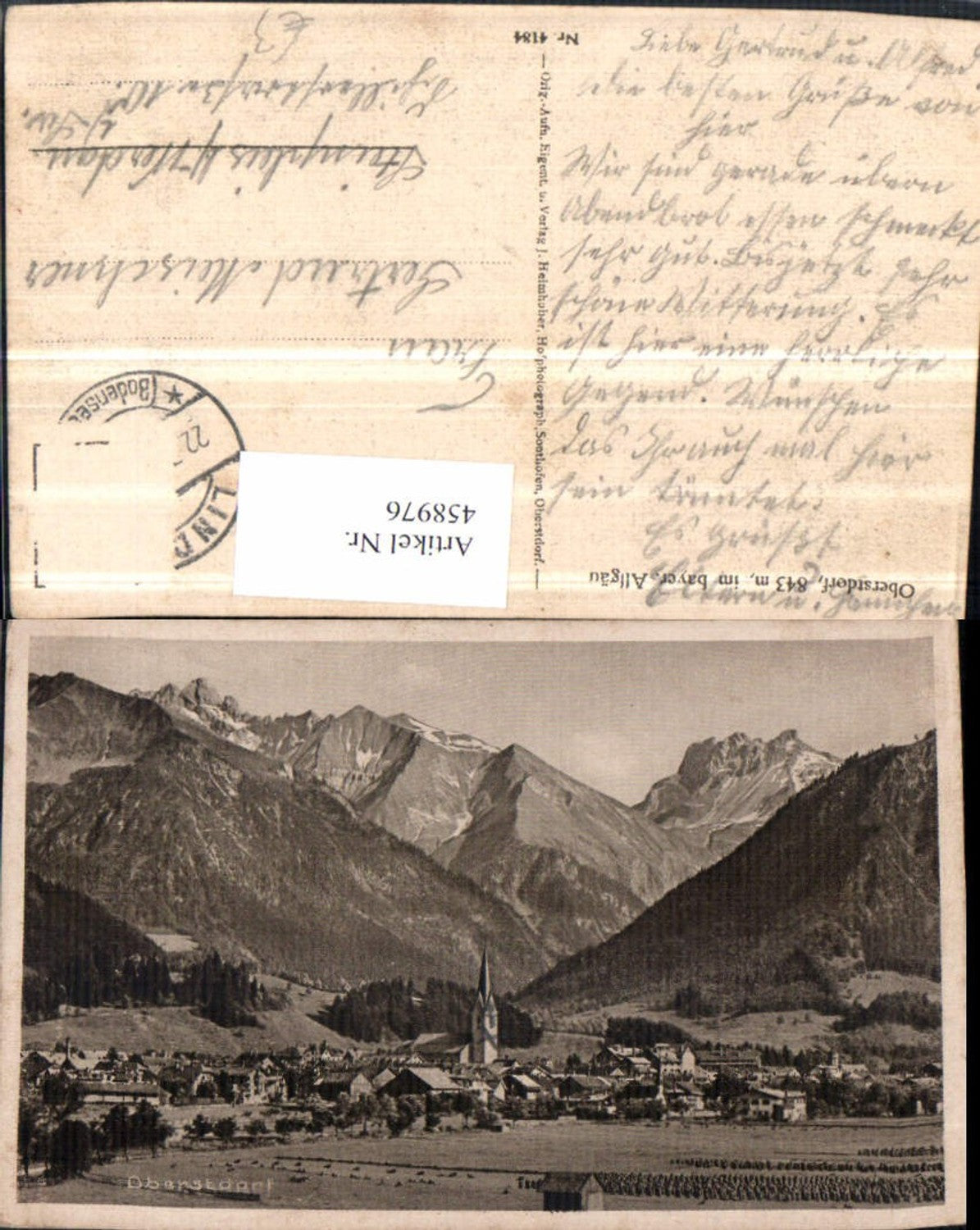 458976, Oberstdorf im Allgäu Total mountain scenery