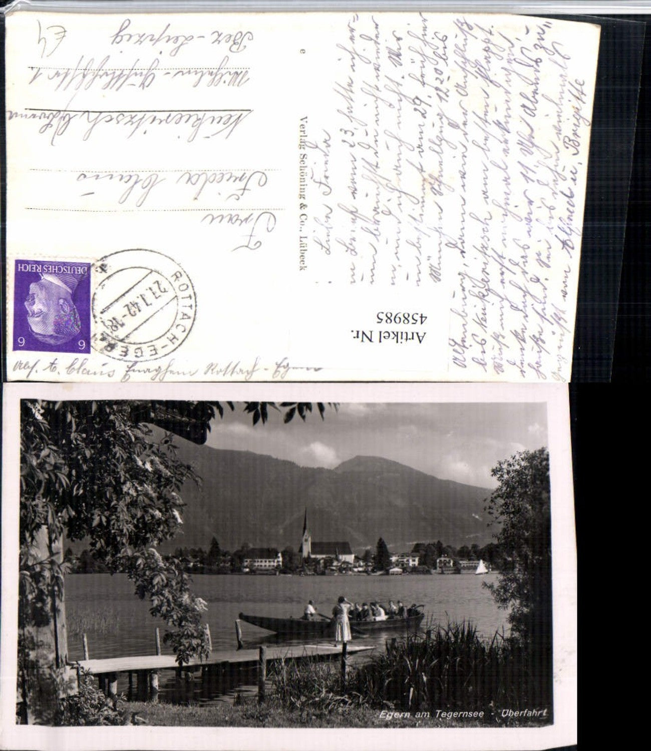 458985,Egern am Tegernsee, partial view of the boat crossing