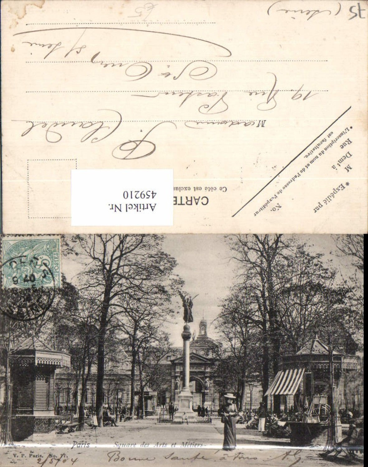 459210,Ile-de France Paris Square des Arts et Metiers