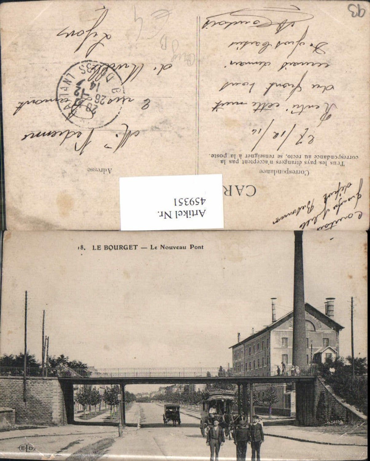 459351,Ile-de-France Seine-Saint-Denis Le Bourget Le Nouveau Pont bridge carriage