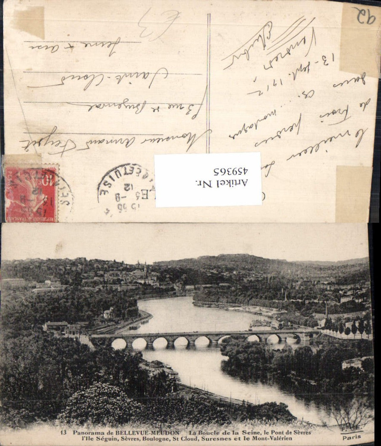 459365,Ile-de-France Hauts-de-Seine Bellevue-Meudon La Boucle de la Seine Pont de Sevres