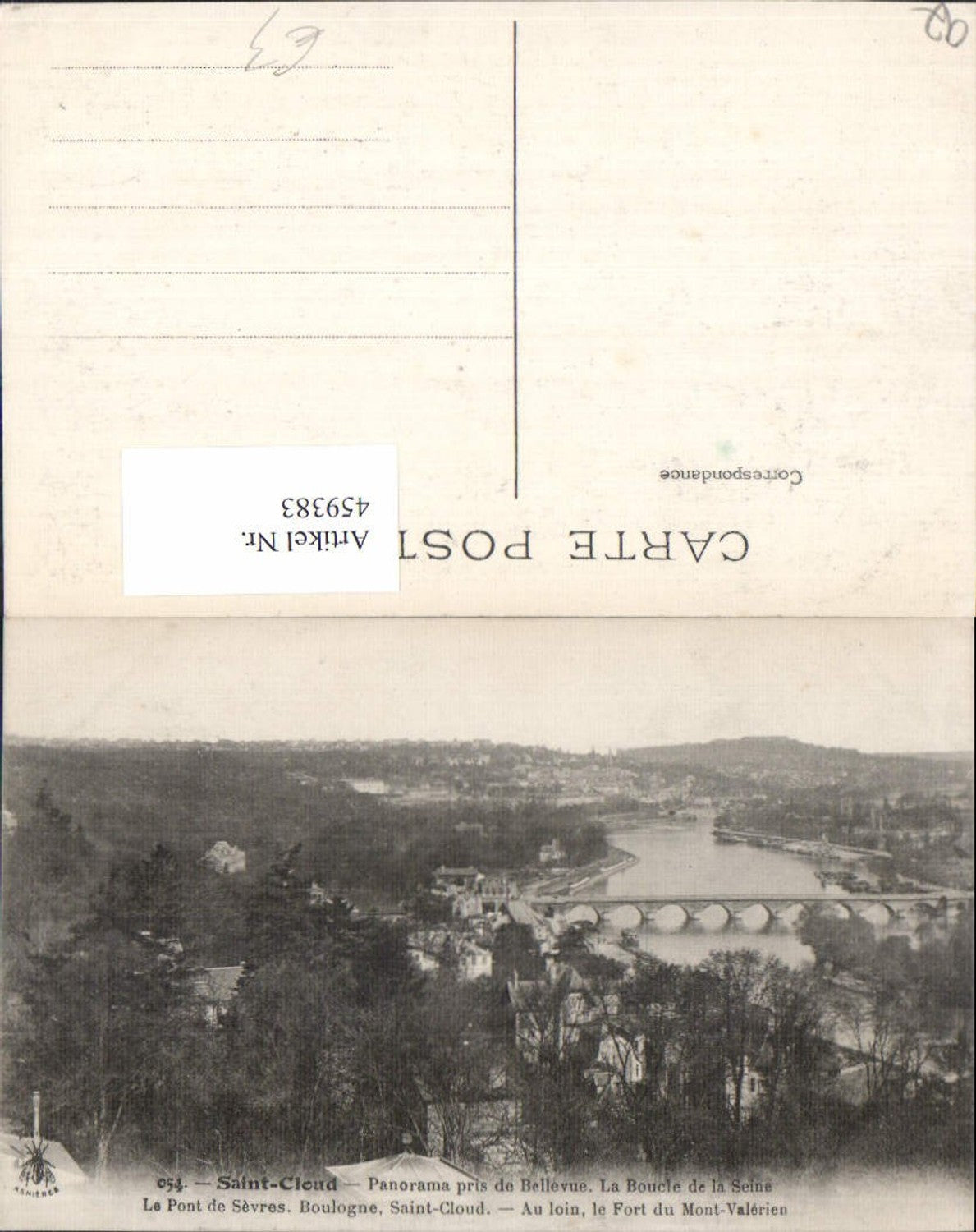 459383,Ile-de-France Hauts-de-Seine Saint-Cloud Panorama pirs de Bellevue