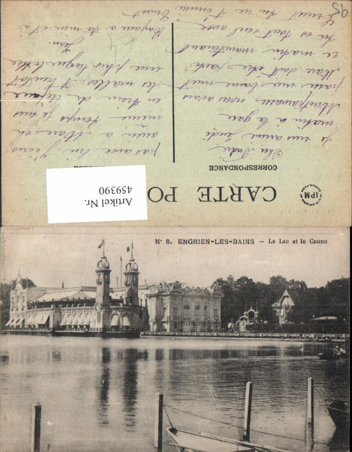 459390,Ile-de-France Val-Oise Enghien-les-Bains Le Lac et le Casino Kasino