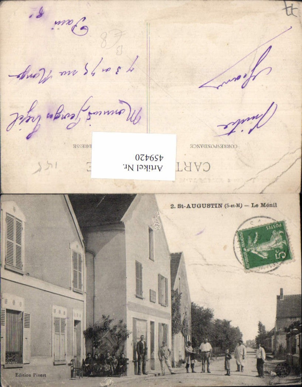 459420,Ile-de-France Seine-et-Marne St-Augustin Le Menil Straßenansicht