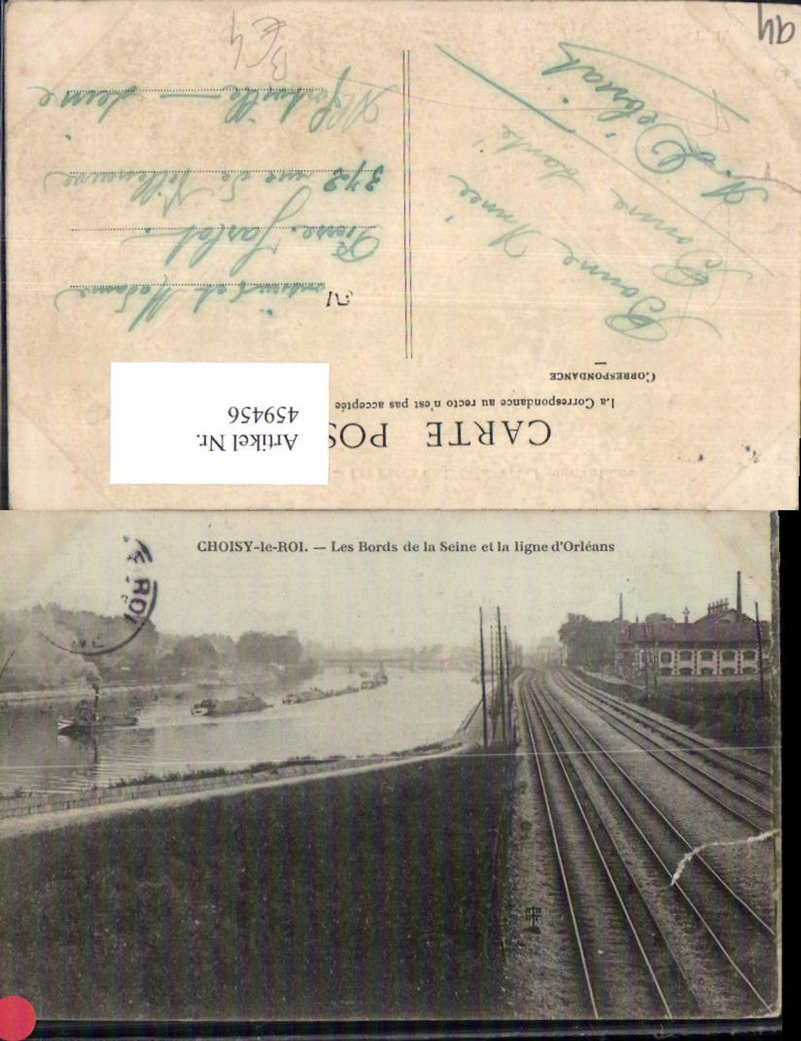 459456,Ile-de-France Val-de-Marne Choisy-Le-Roi Les Bords de la Seine et la ligne d Orleans