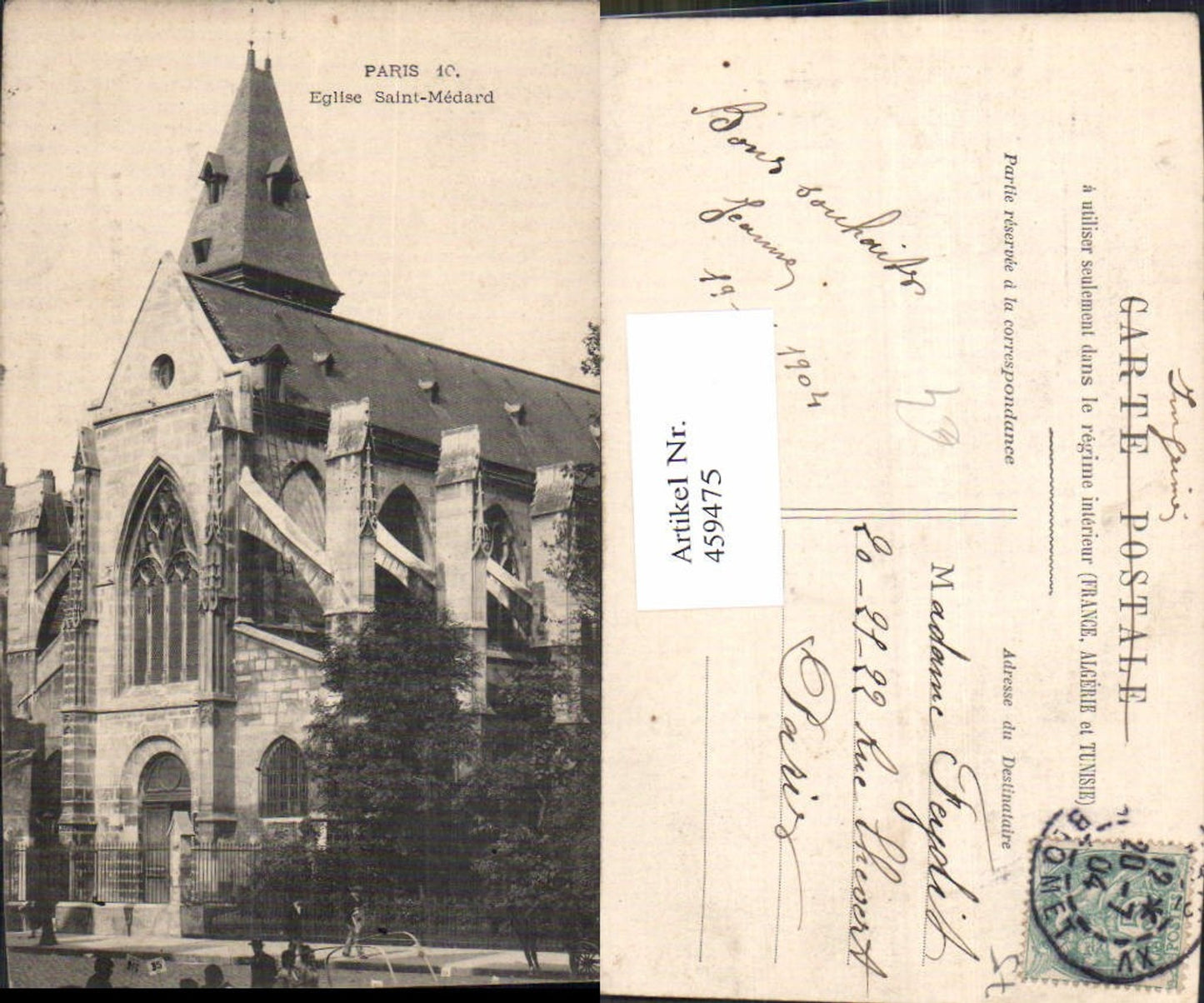 459475,Ile-de-France Paris Eglise Saint-Medard Kirche