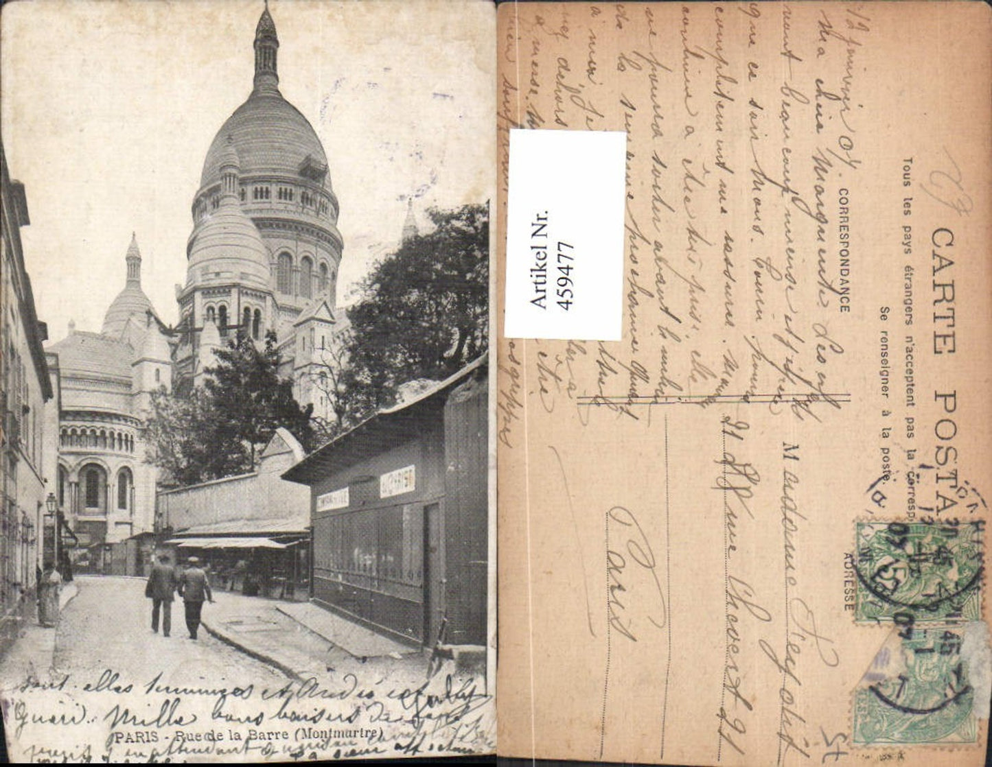 459477,Ile-de-France Paris Rue de la Barre Montmartre Kirche