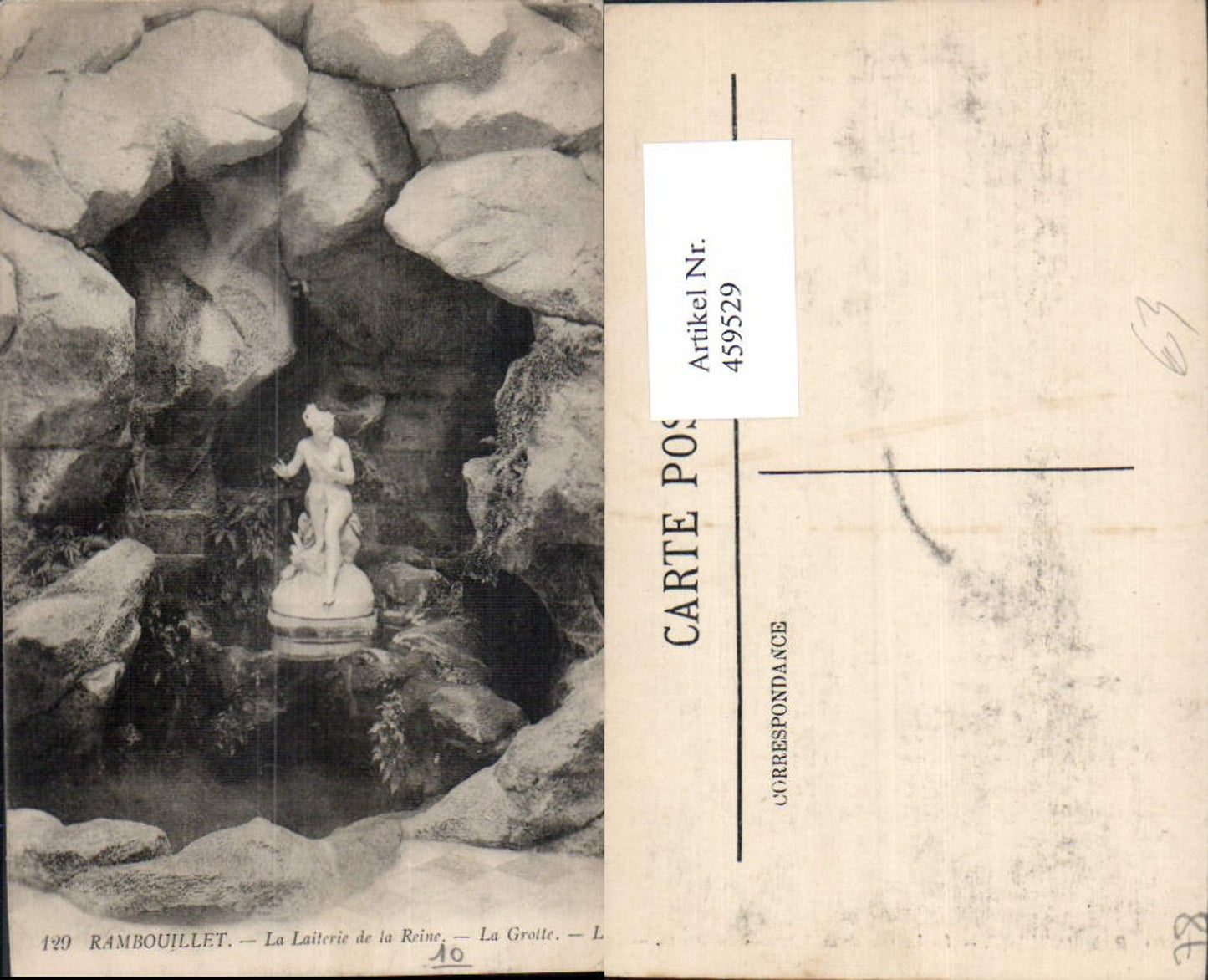 459529,Ile-de-France Yvelines Rambouillet La Laiterie de la Reine La Grotte Brunnen