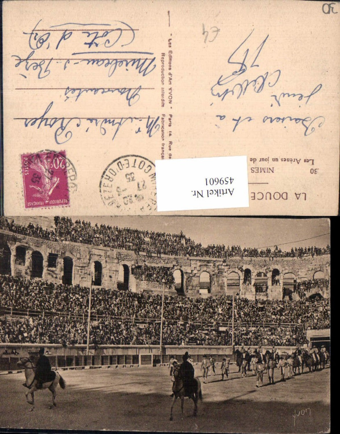 459601,Languedoc-Roussillon Gard Nimes Les Arenes un jour de Corrida Le Paseo