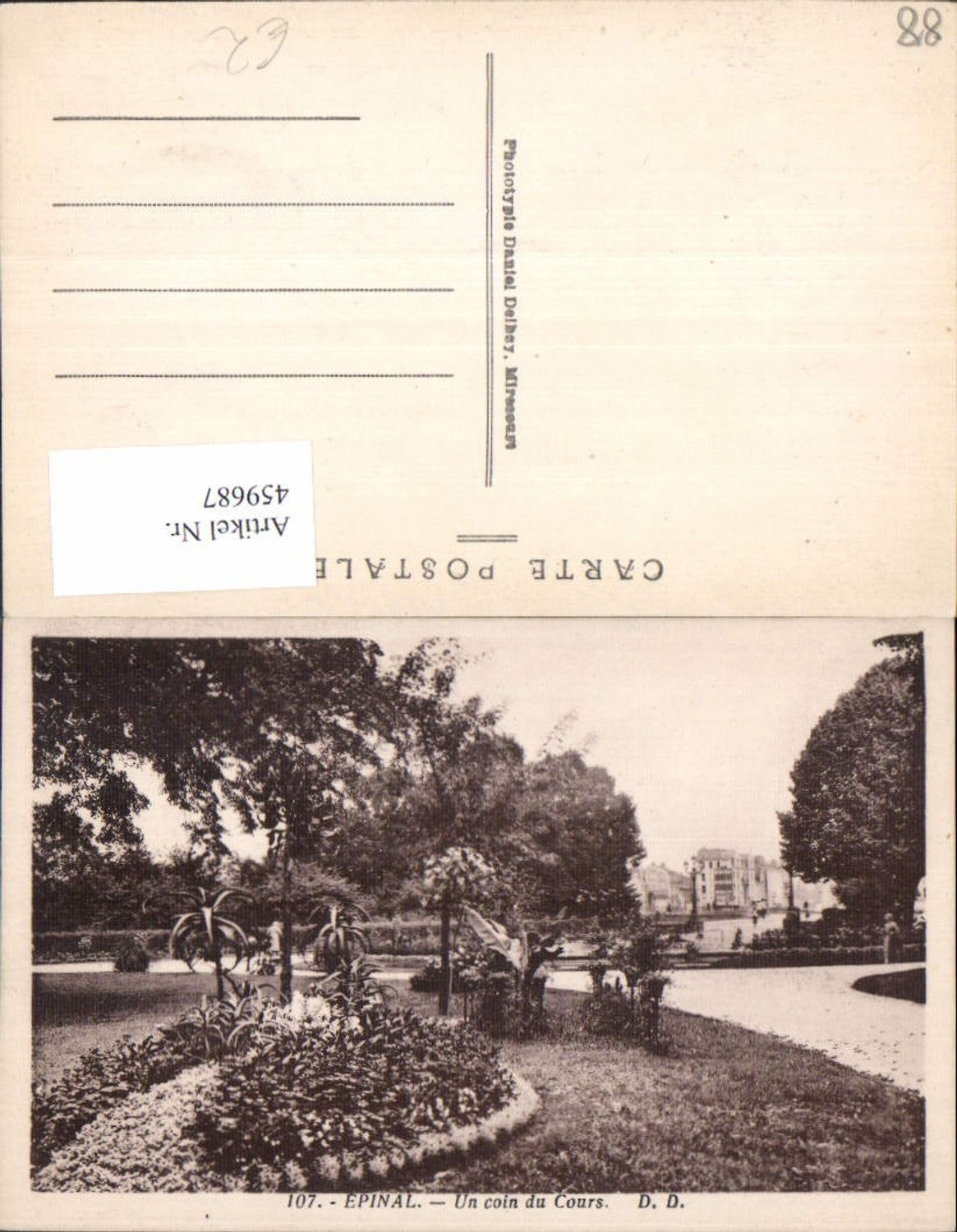 459687,Lorraine Vosges Epinal Un coin du Cours