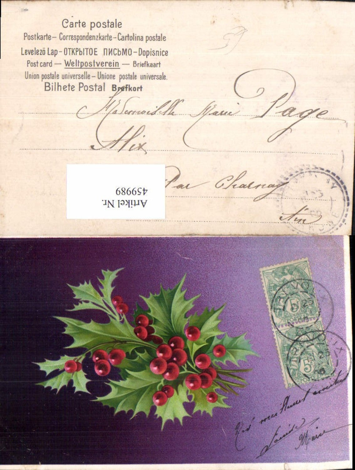 Alte Ansichtskarte – Old Postcard
