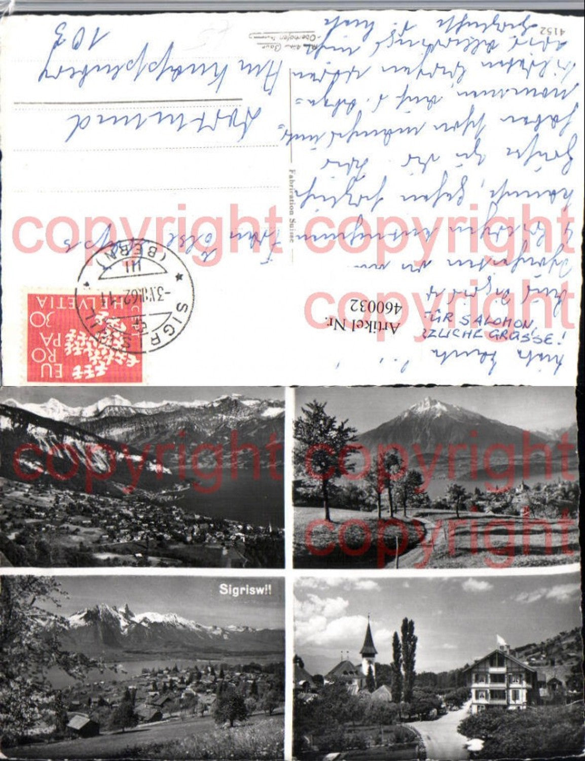 Alte Ansichtskarte – Old Postcard