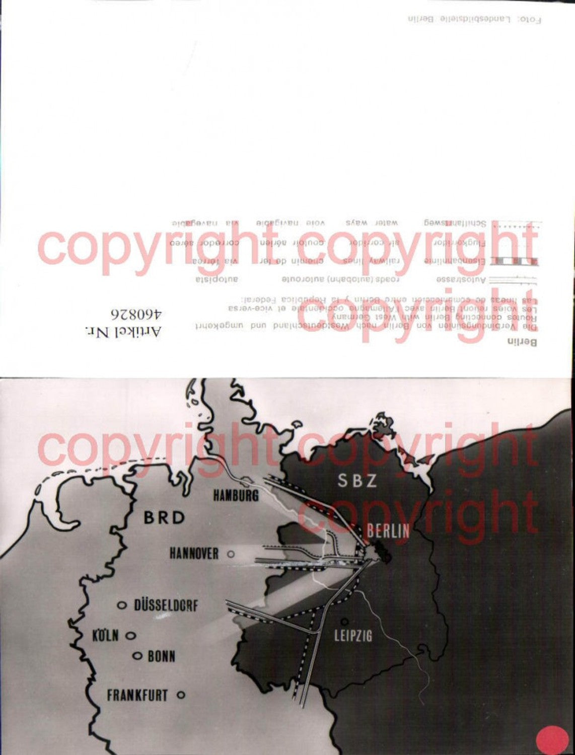 460826,Berlin Verbindungslinien Landkarte