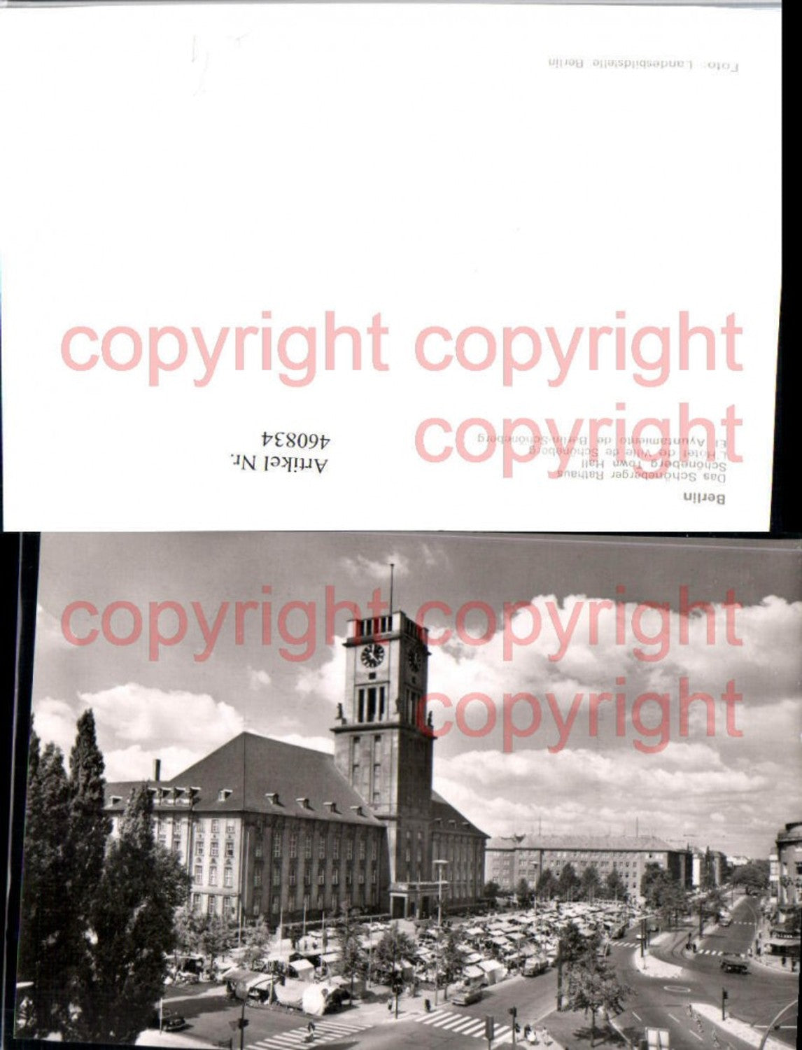 460834,Berlin Schöneberg Rathaus Gebäude