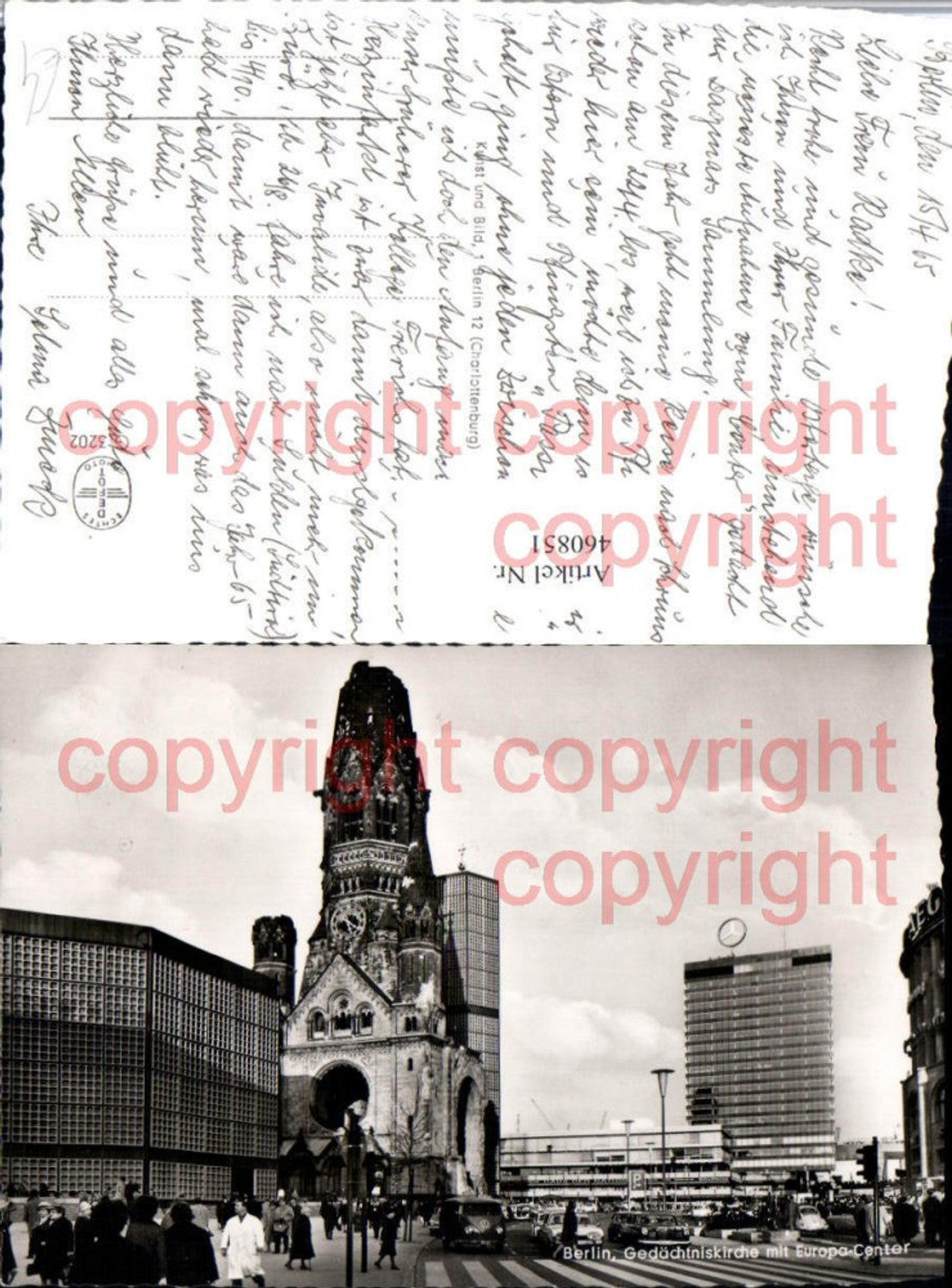460851,Berlin Gedächtniskirche m. Europa-Center