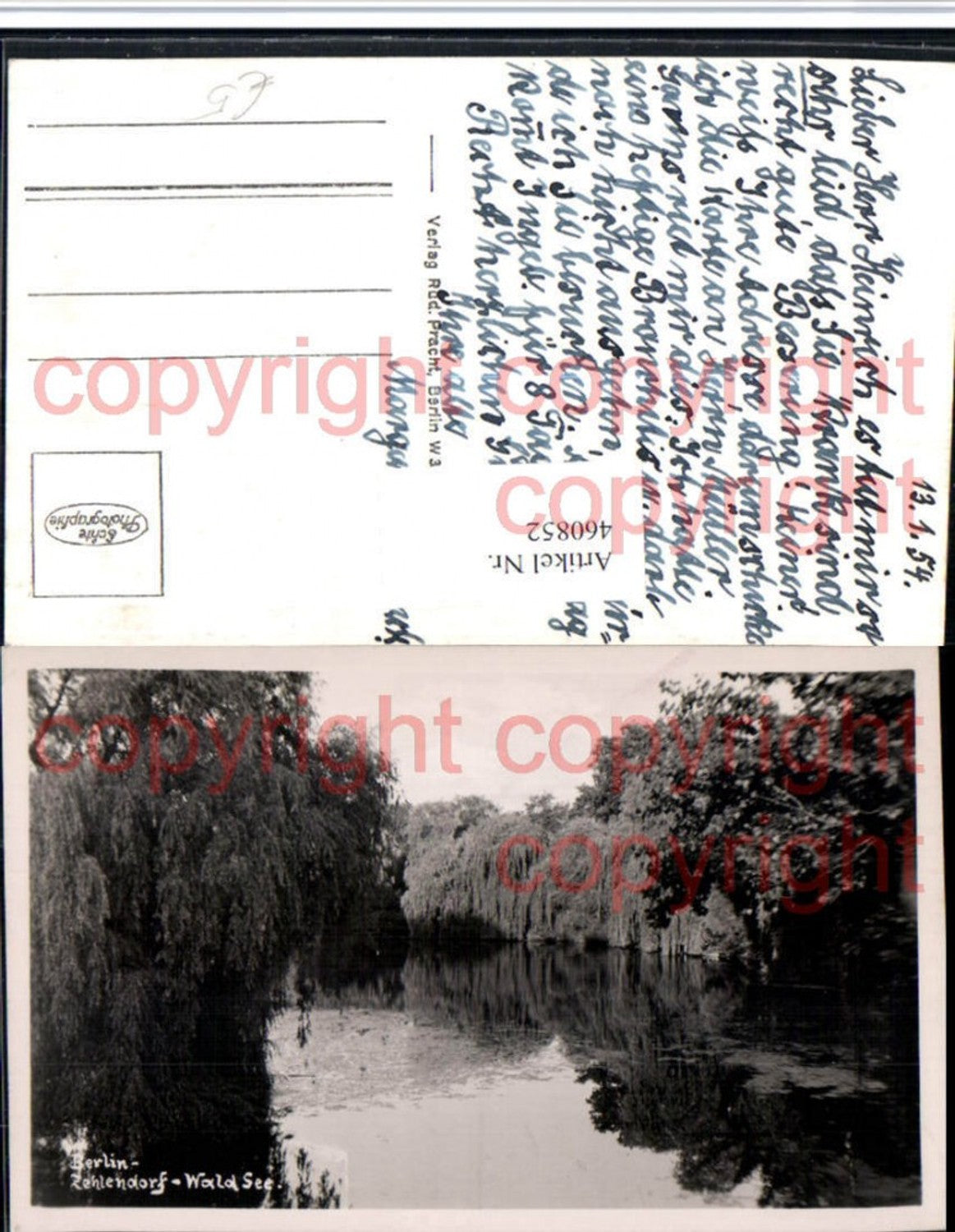 460852,Berlin Zehlendorf Waldsee See Partie