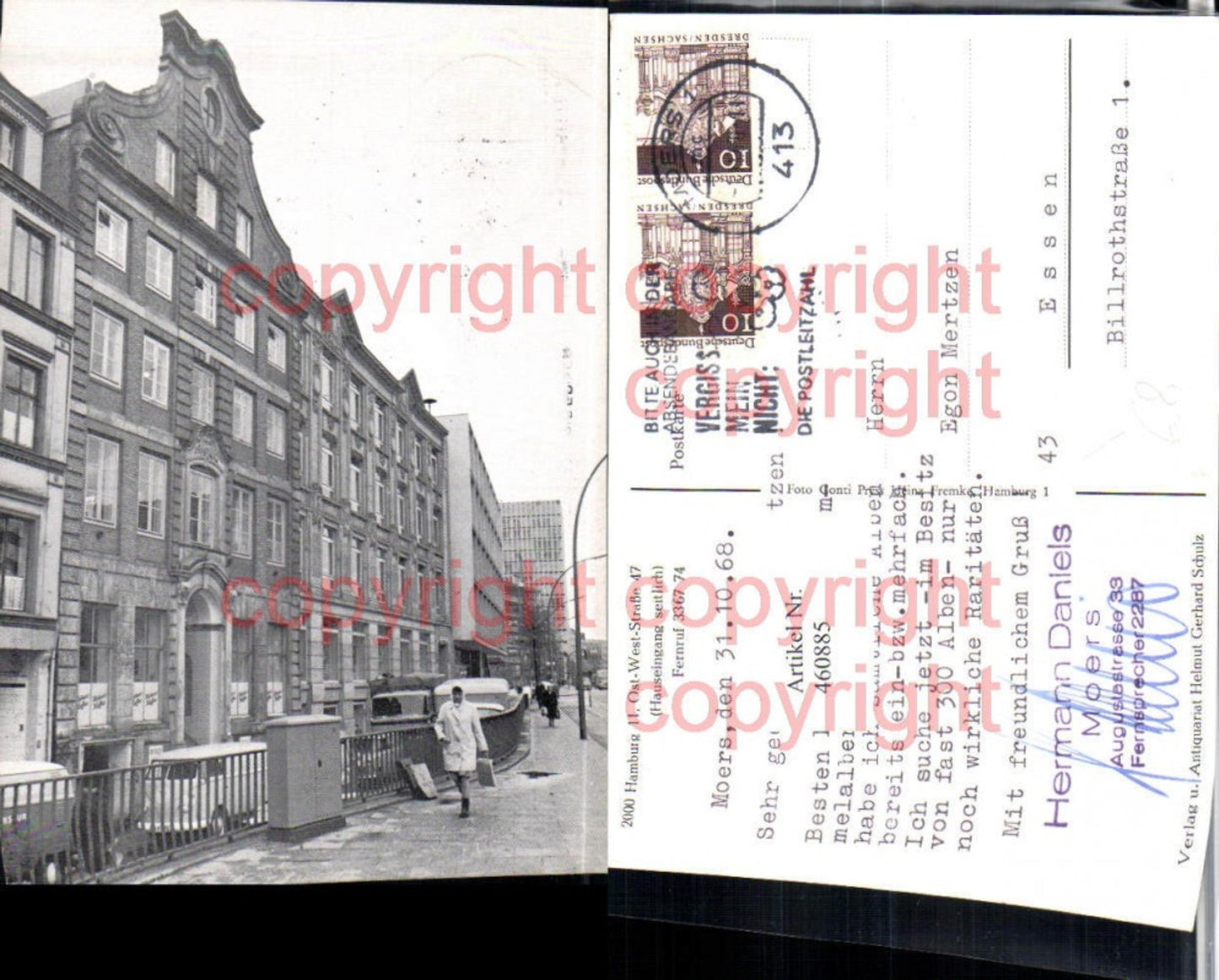 460885,Hamburg Ost-West-Straße 47 Haus Gebäude