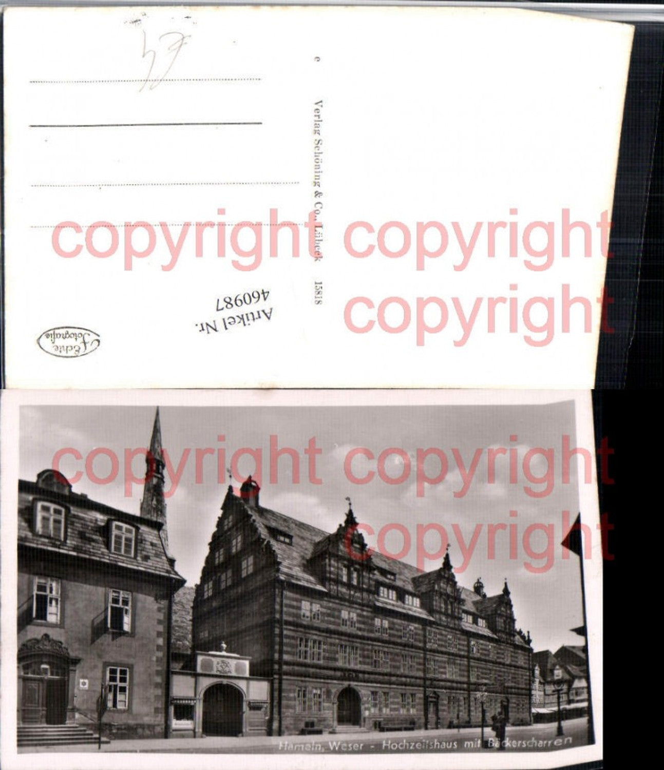 460987,Hameln an d. Weser Hochzeitshaus m. Böckerscharren