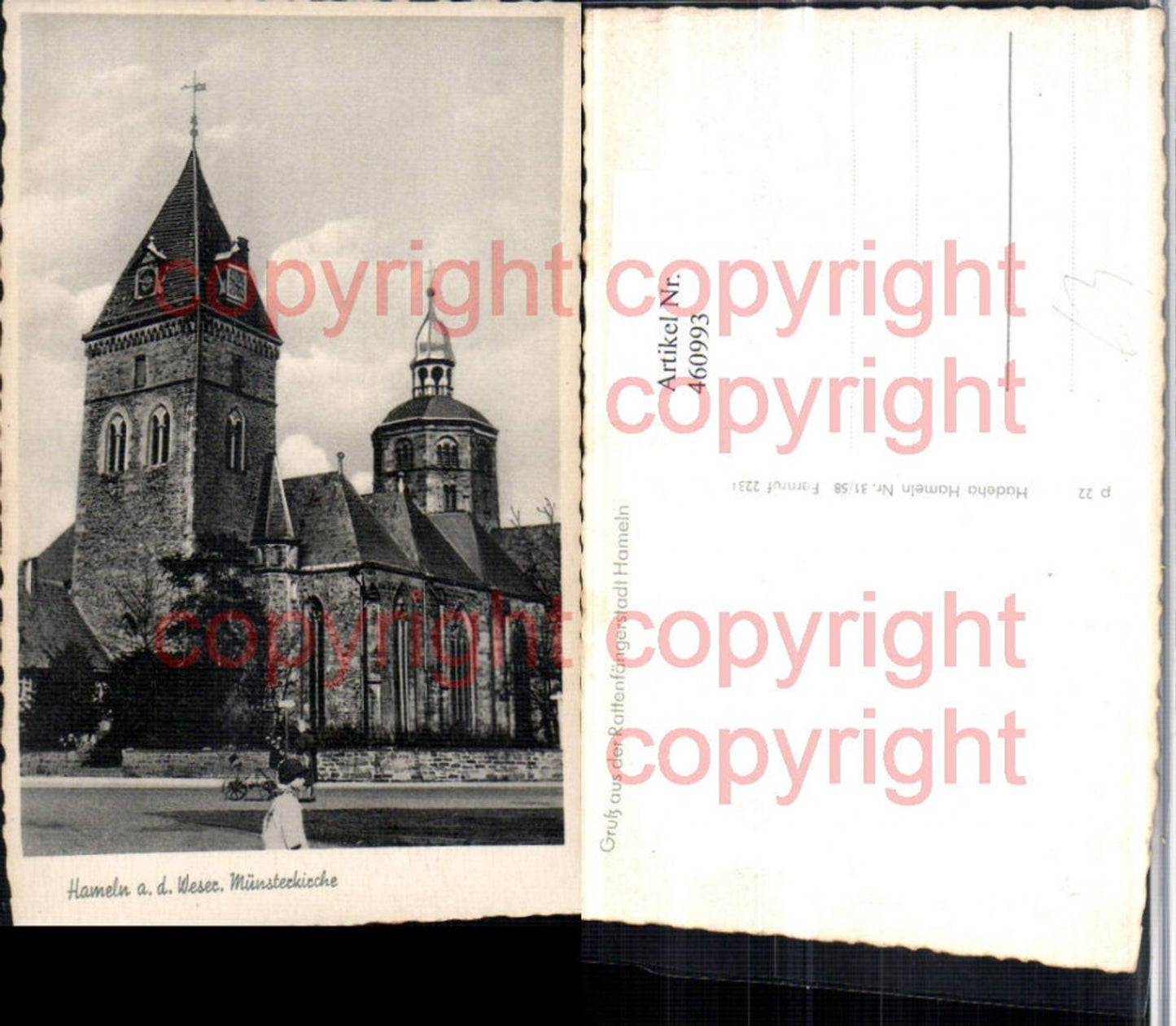 460993,Hameln an d. Weser Münsterkirche Kirche