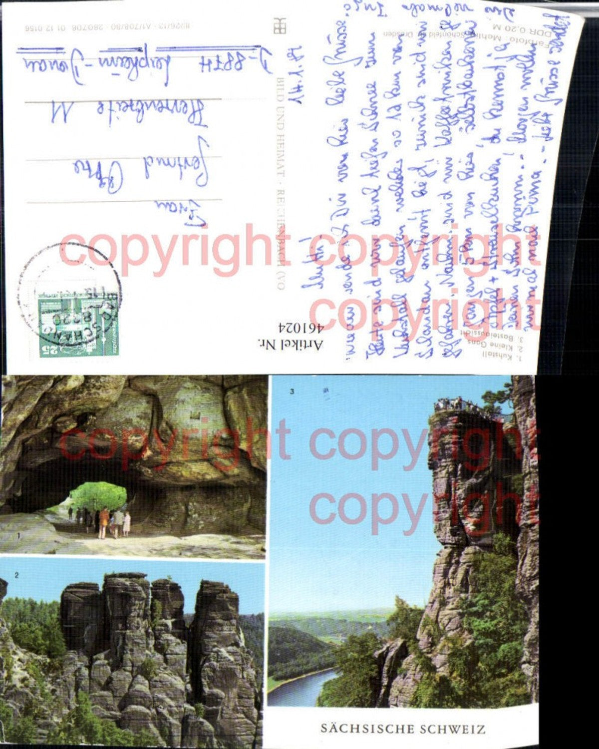 461024,Sächsische Schweiz Kuhstall Bastei b. Rathen pub VEB