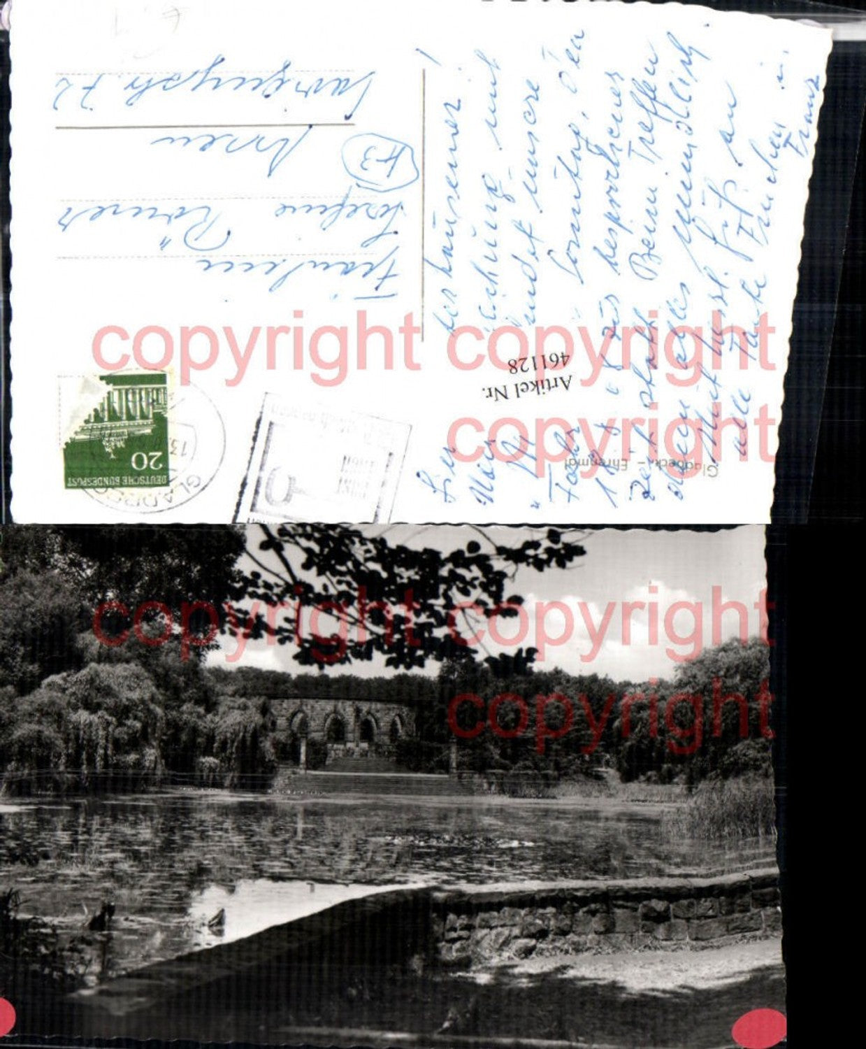 461128,Gladbeck Ehrenmal Teich