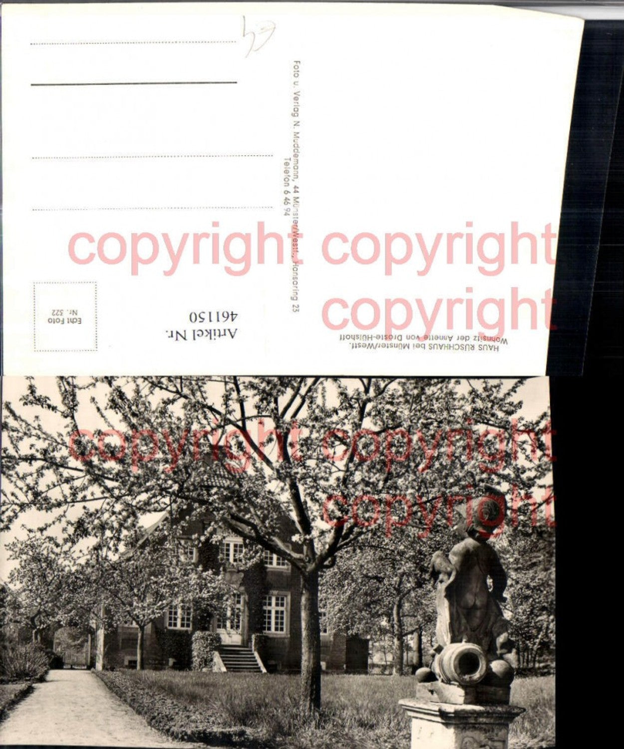 461150,Münster Haus Rüschhaus Baumblüte