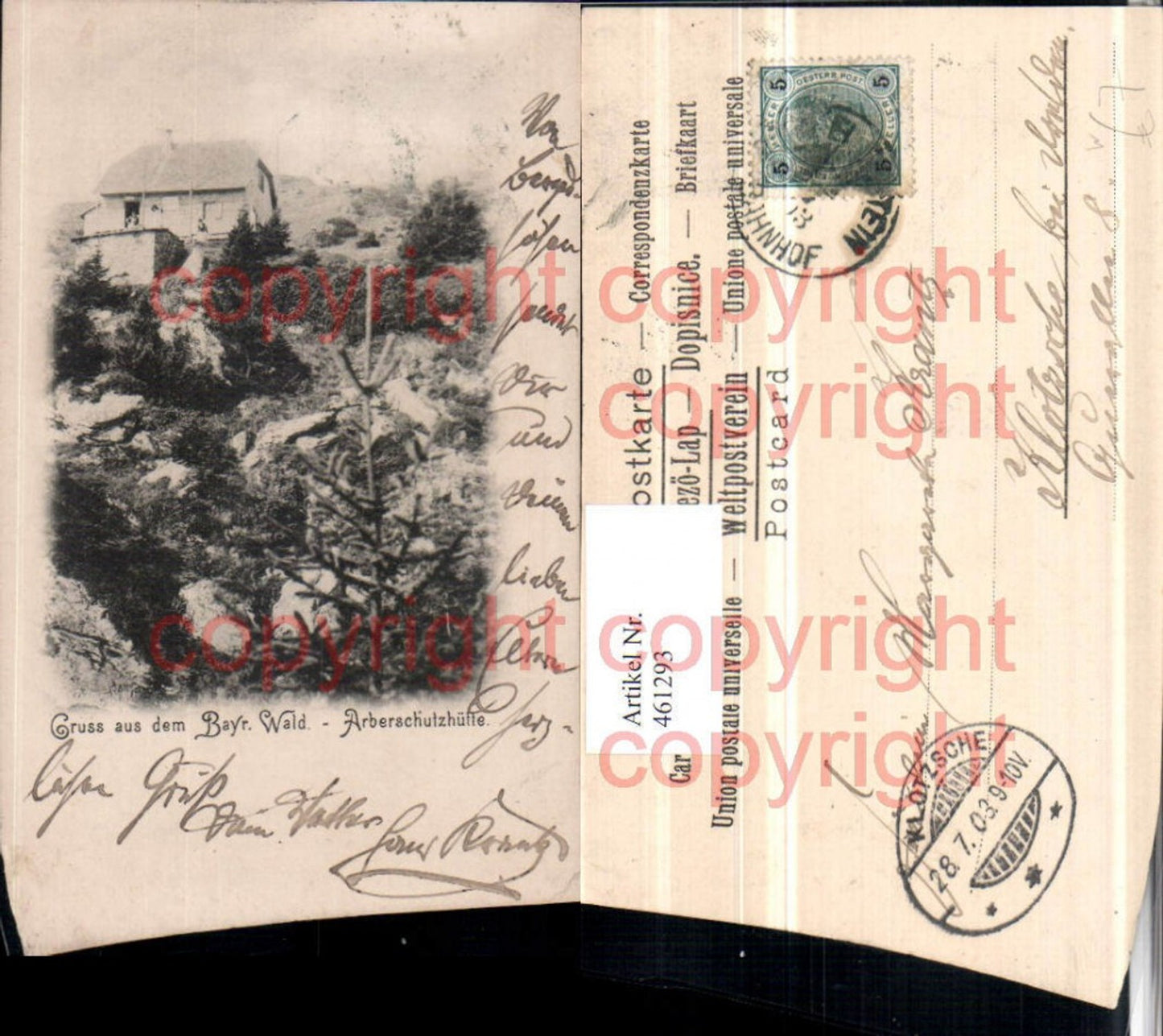 461293,Arberschutzhütte mountain hut near Bayerisch Eisenstein