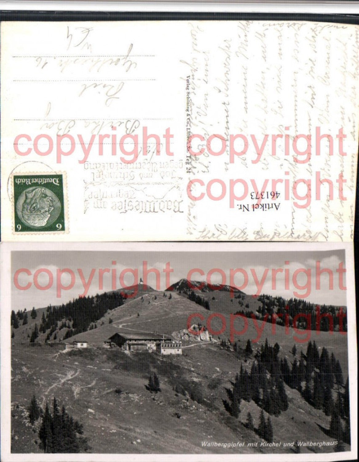 461373,Wallberggipfel m. Kirchel u. Wallberghaus b. Rottach-Egern