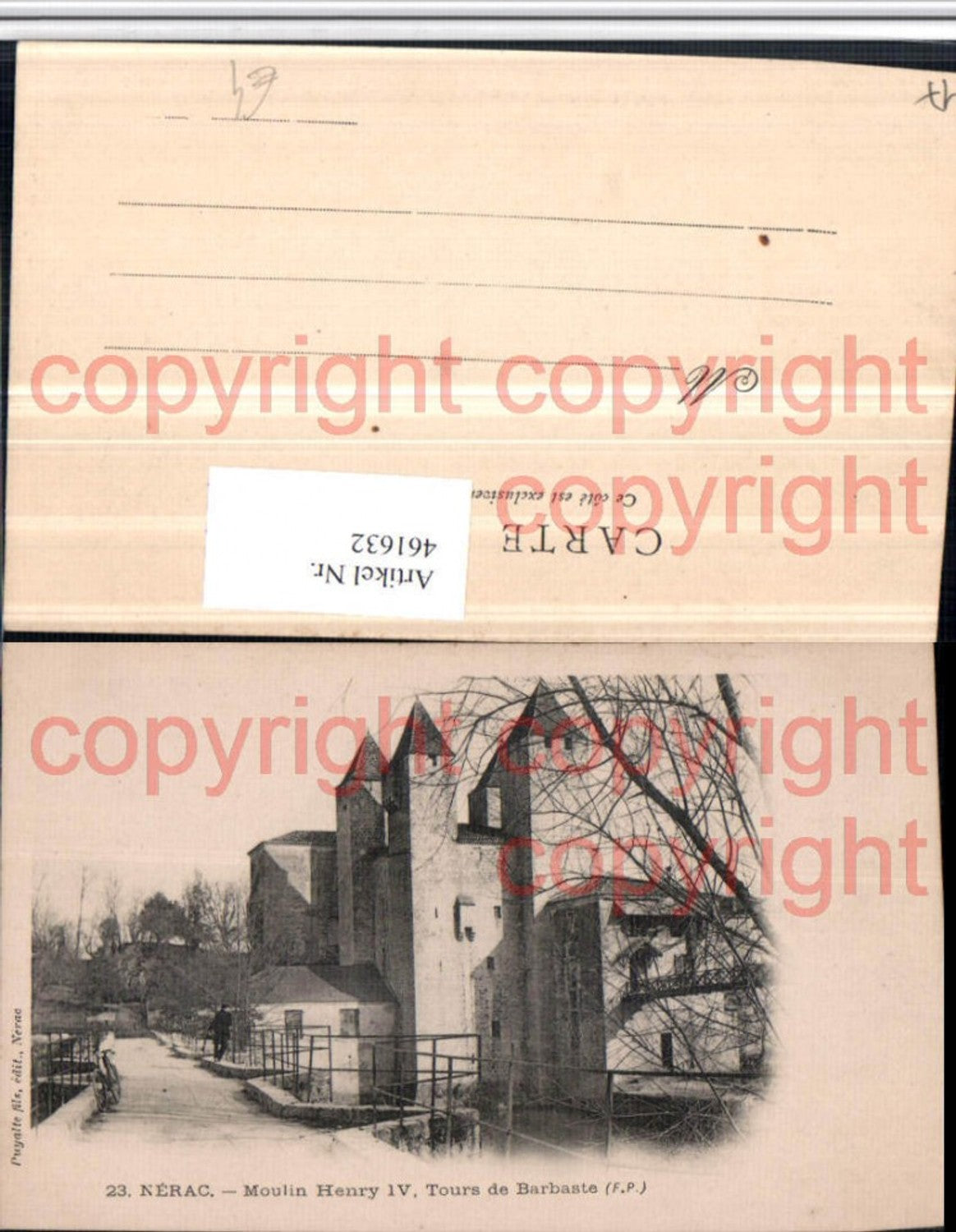 461632,Aquitanien Lot-et-Garonne Nerac Moulin Henry IV Tours Barbaste Türme