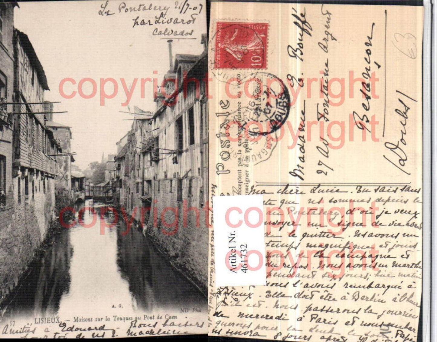 461732,Basse-Normandie Calvados Lisieux Maisons sur la Touques Kanal