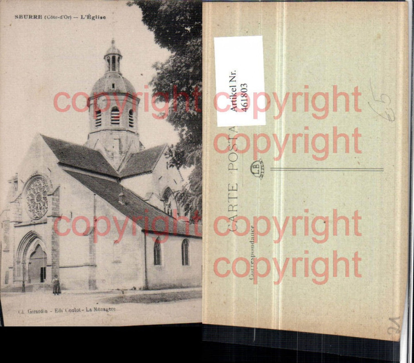 461803,Burgund Cote-Or Seurre L'Eglise Kirche