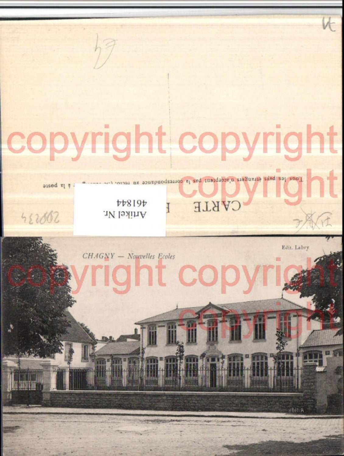 461844,Burgund Saone-et-Loire Chagny Nouvelles Ecoles Schule