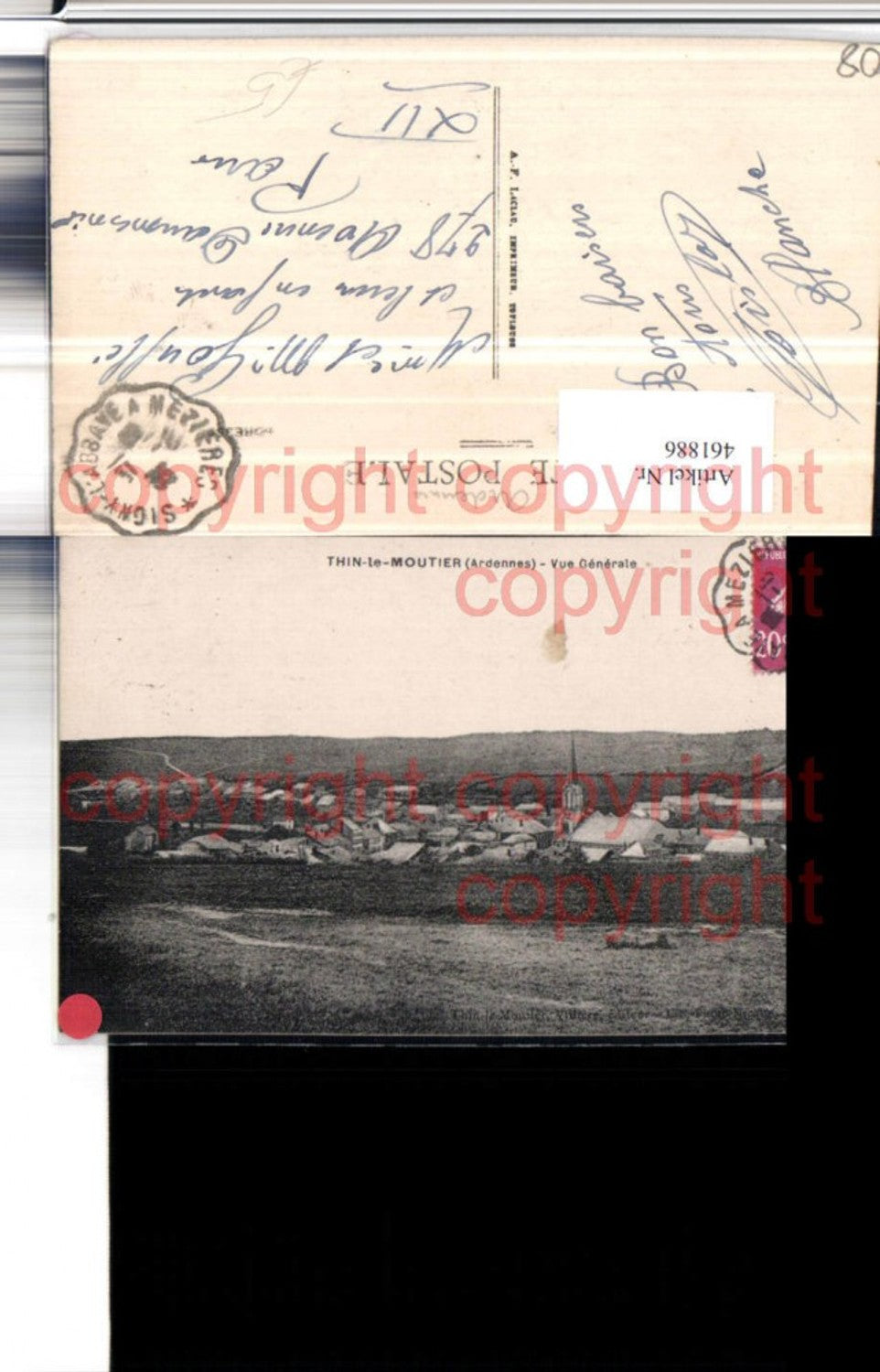 461886,Champagne-Ardenne Ardennes Thin-le-Moutier Vue Generale Totale