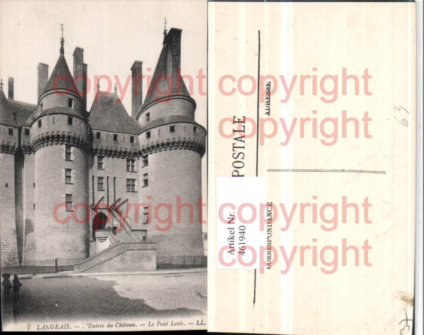 461940,Centre Indre-et-Loire Langeais Chateau Pont Levis Schloss
