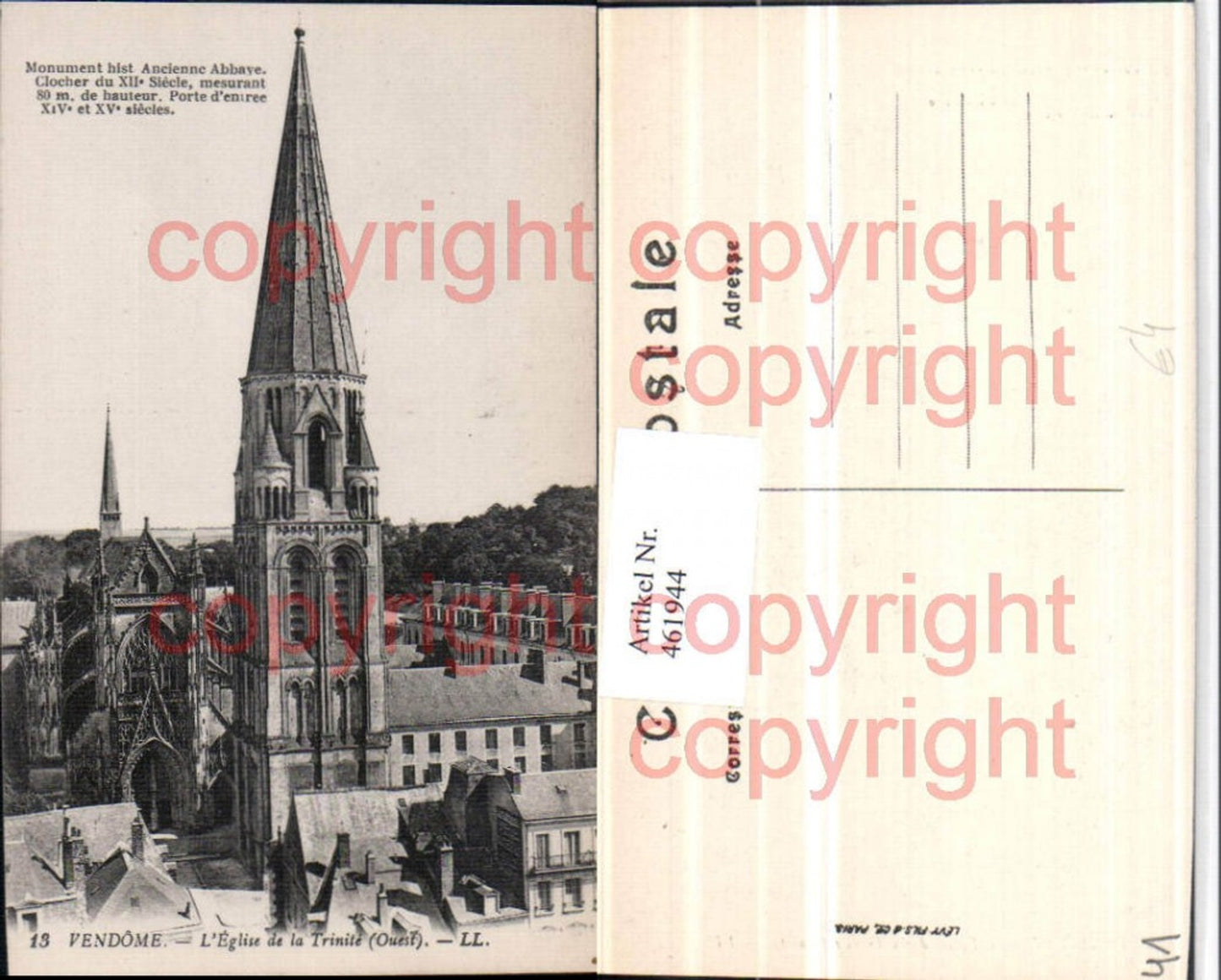 461944,Centre Loire-et-Cher Vendome Eglise de la Trinite Kirche