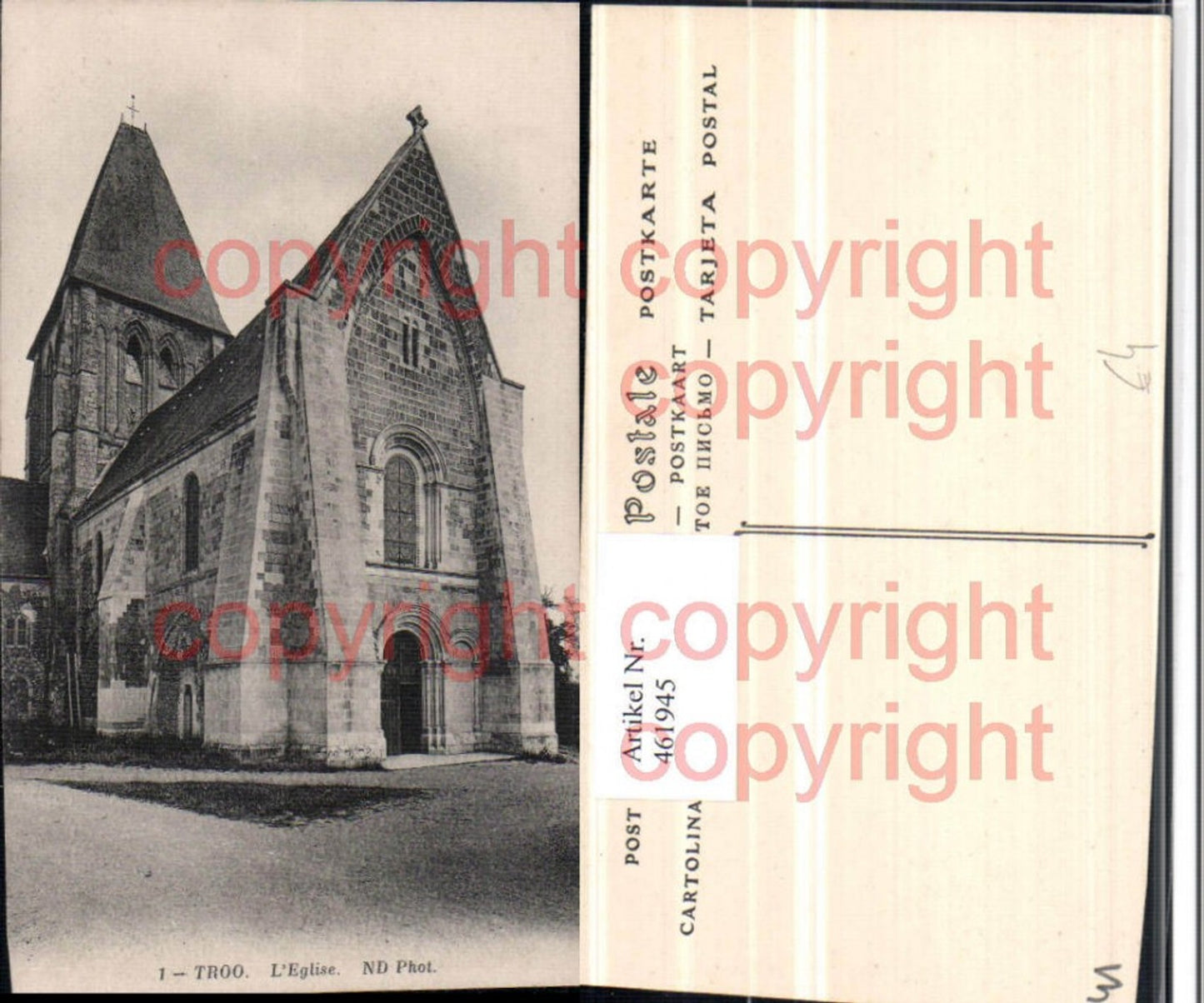 461945,Centre Loire-et-Cher Troo L'Eglise Kirche