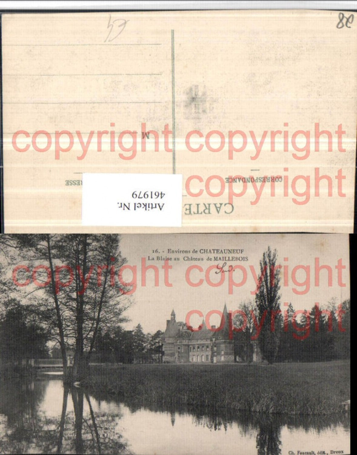 461979,Centre Eure-et-Loir Chateauneuf Chateau Maillebois Schloss