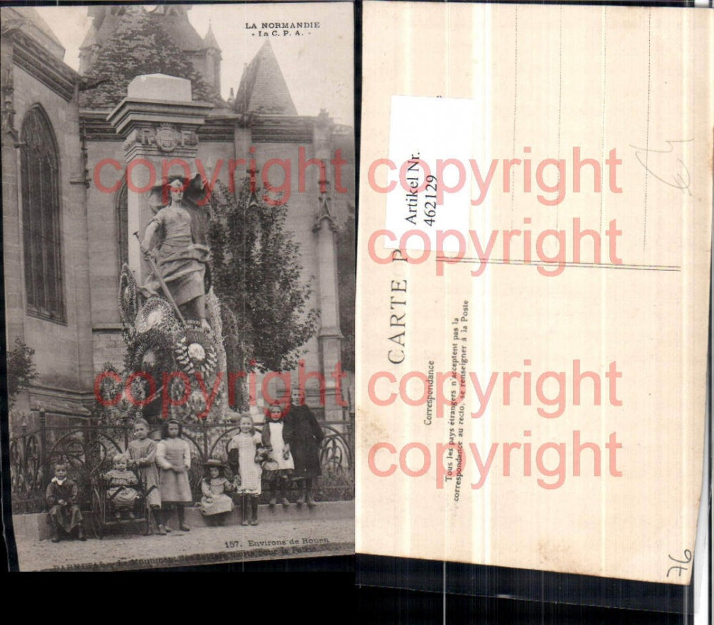 462129,Haute-Normandie Seine-Maritime Rouen Darnetal Monument Soldats morts