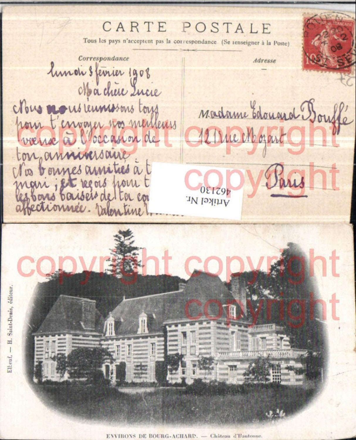 462130,Haute-Normandie Eure Bourg-Achard Chateau Hautonne Schloss