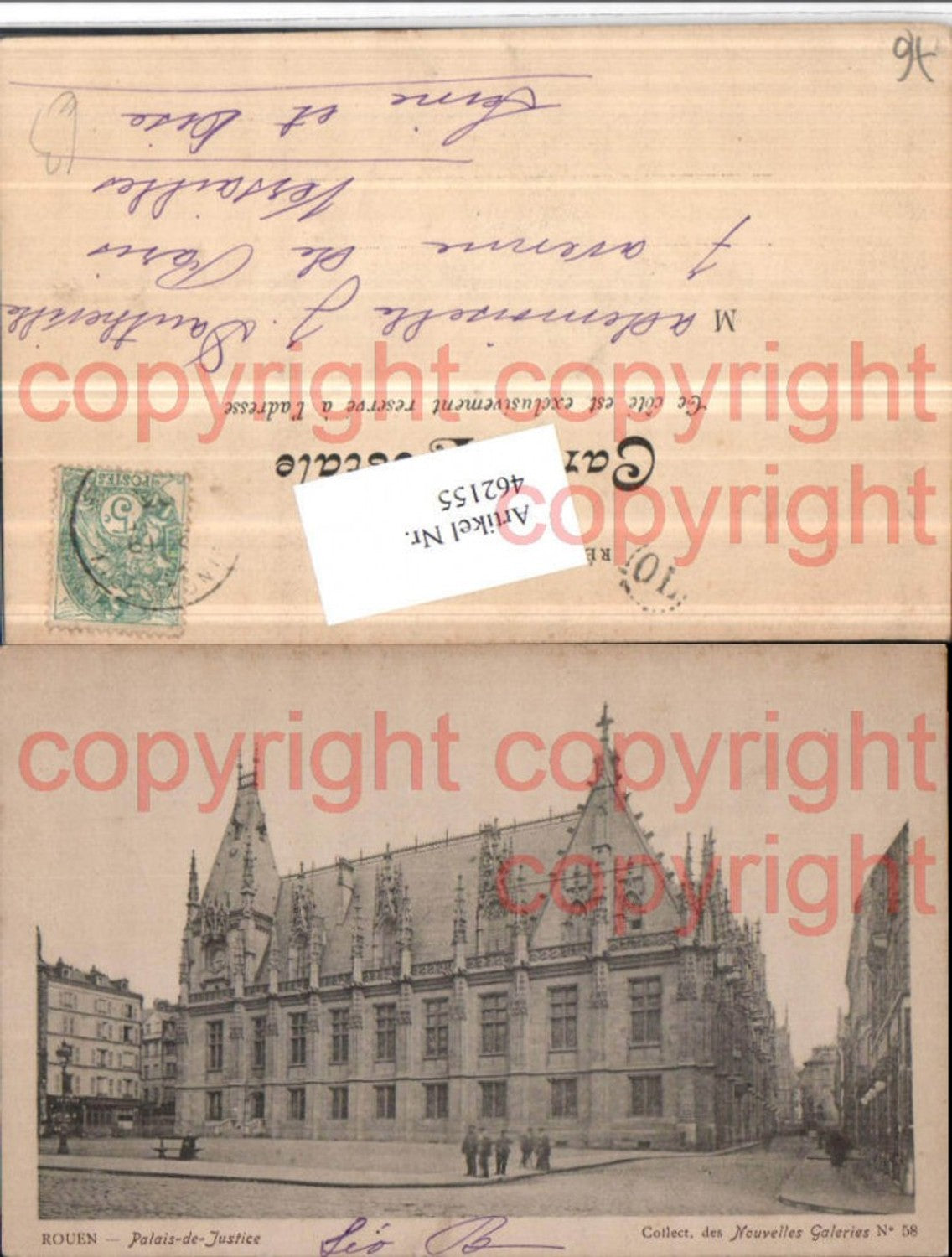 462155,Haute-Normandie Seine-Maritime Rouen Palais Justice Justizpalast