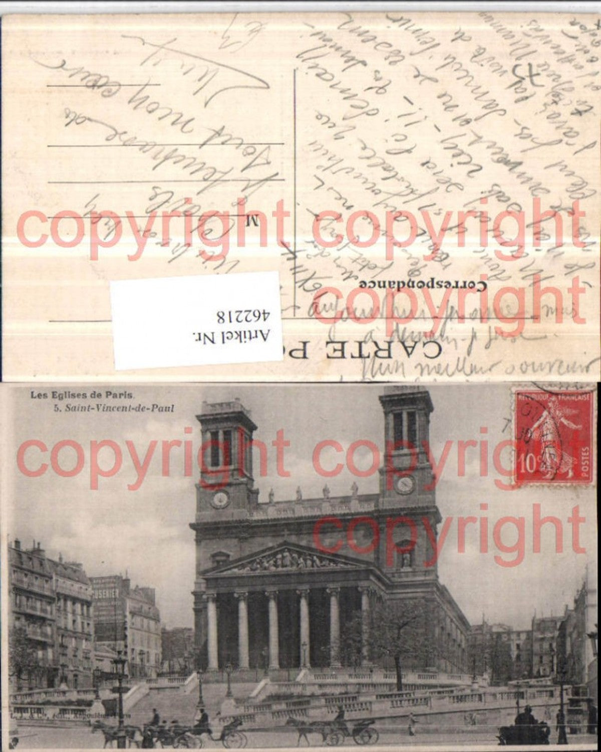 462218,Ile-de-France Paris Eglise Saint-Vincent-de-Paul Kirche