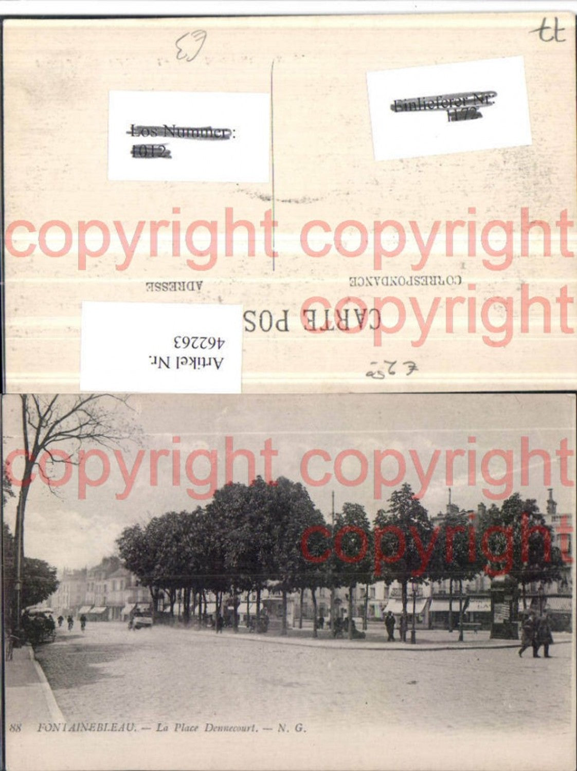 462263,Ile-de-France Seine-et-Marne Fontainebleau Place Dennecourt Platz