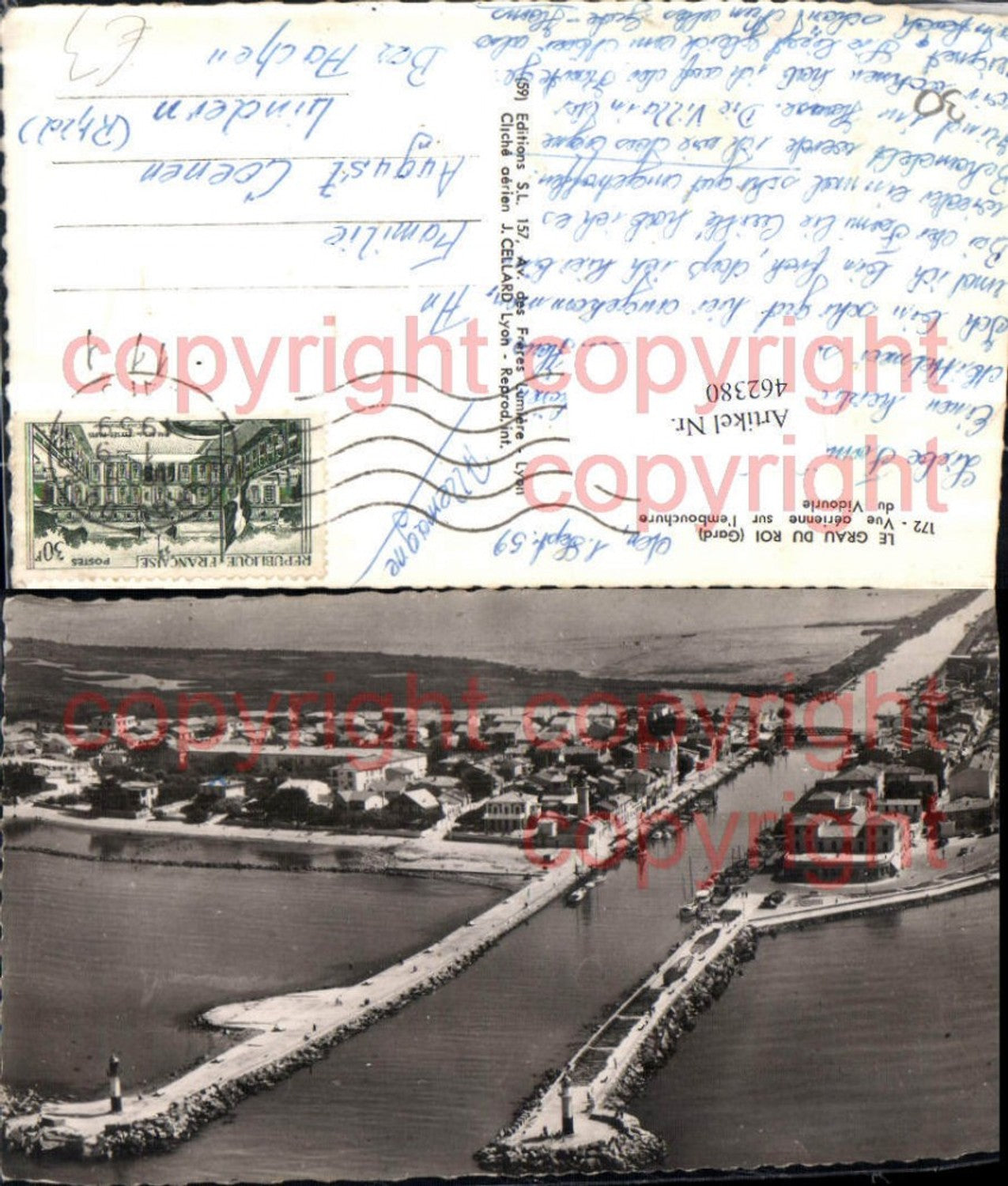 462380,Languedoc-Roussillon Gard Grau du Roi Vue aerienne Totale Kanal