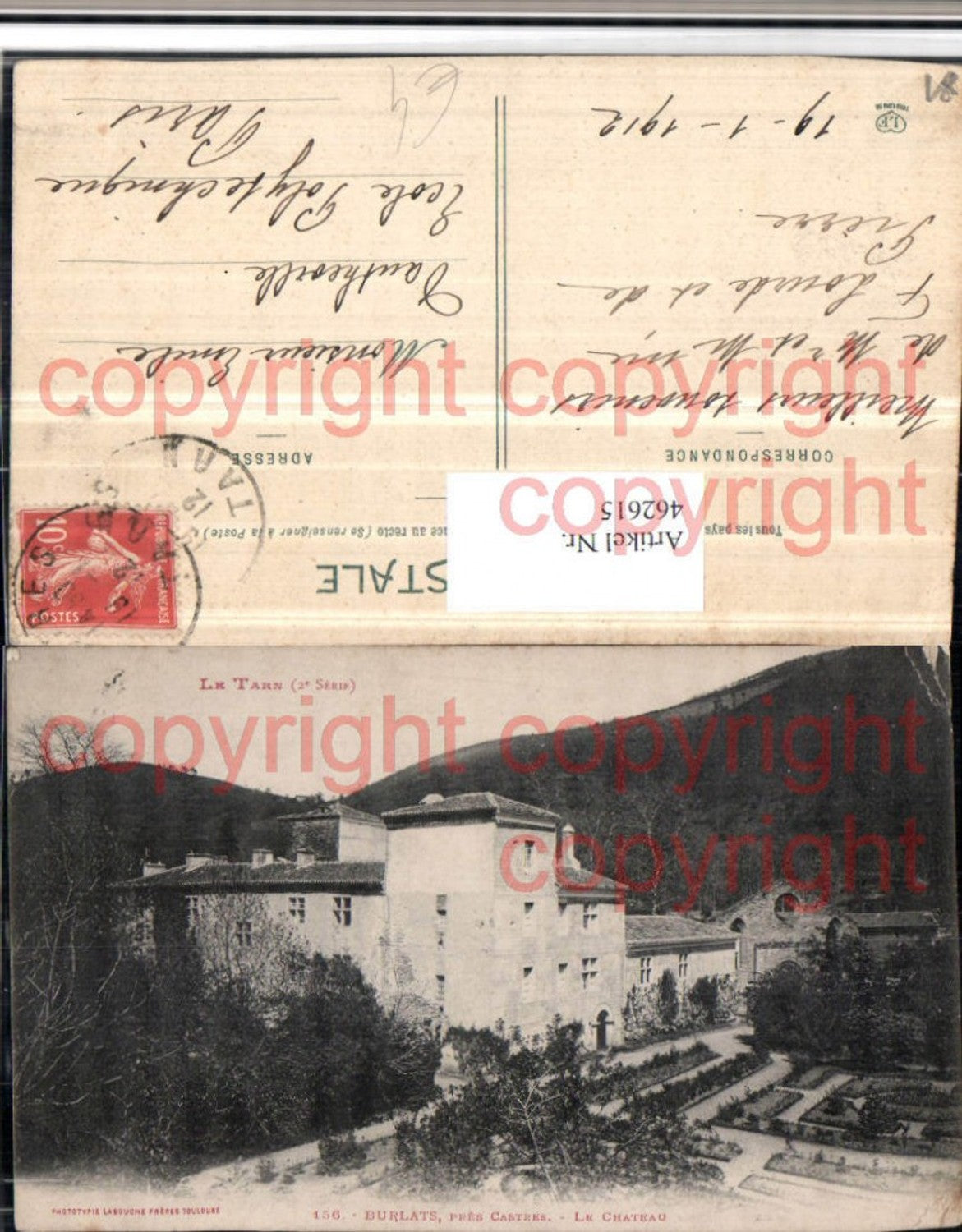 462615,Midi-Pyrenees Tarn Burlats pres Castres Chateau Schloss